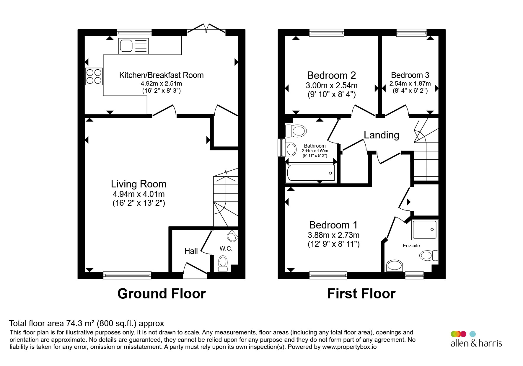 Inkwell Road, Frome floorplan
