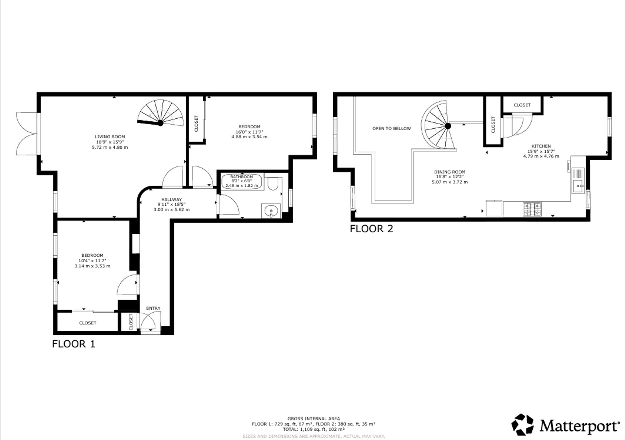 38 Errol Gardens, Flat 2/1, New Gorbals, Glasgow, Glasgow floorplan
