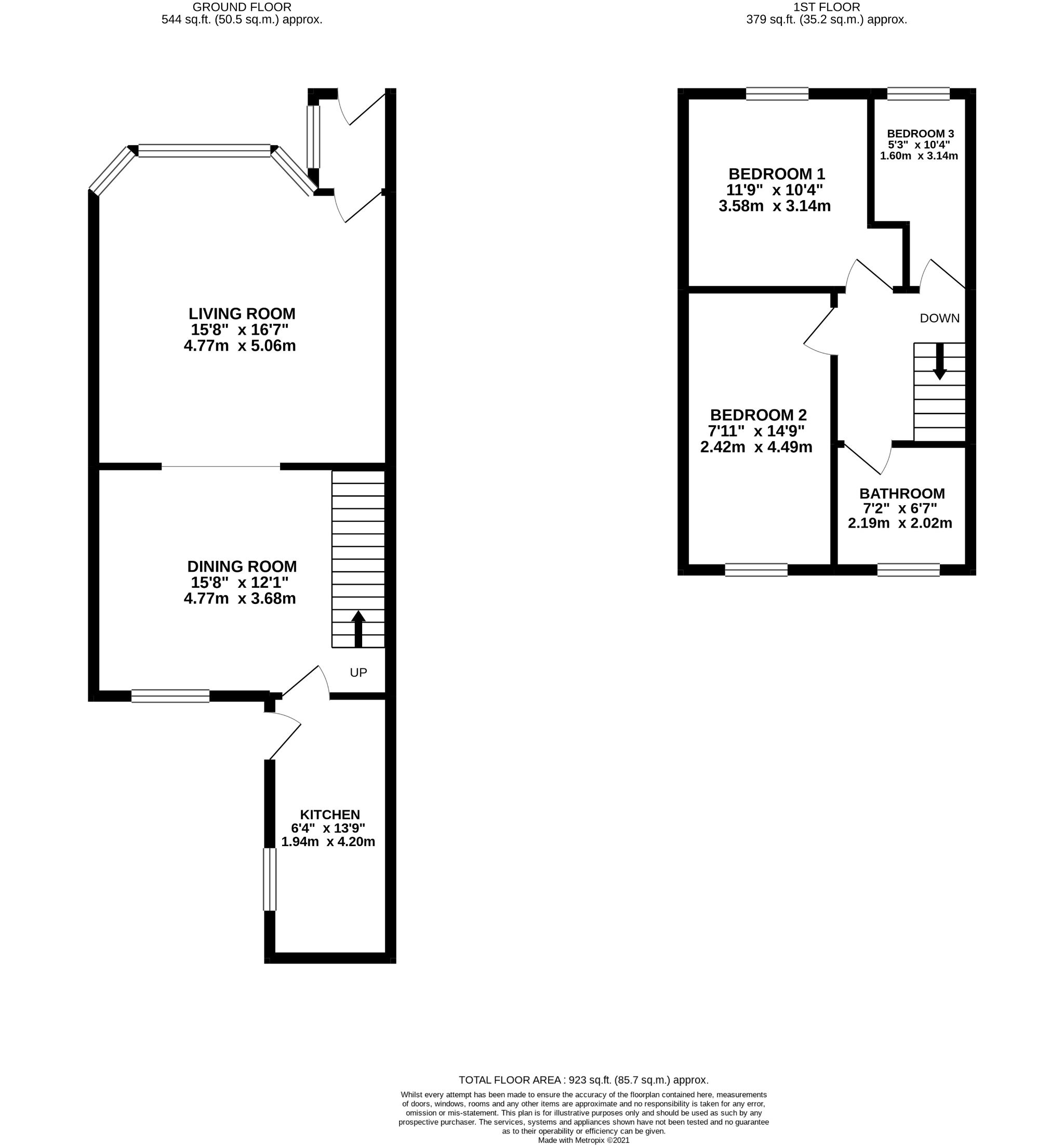 Ivy Terrace, Langley Park, Durham DH7, 3 bedroom terraced house to rent