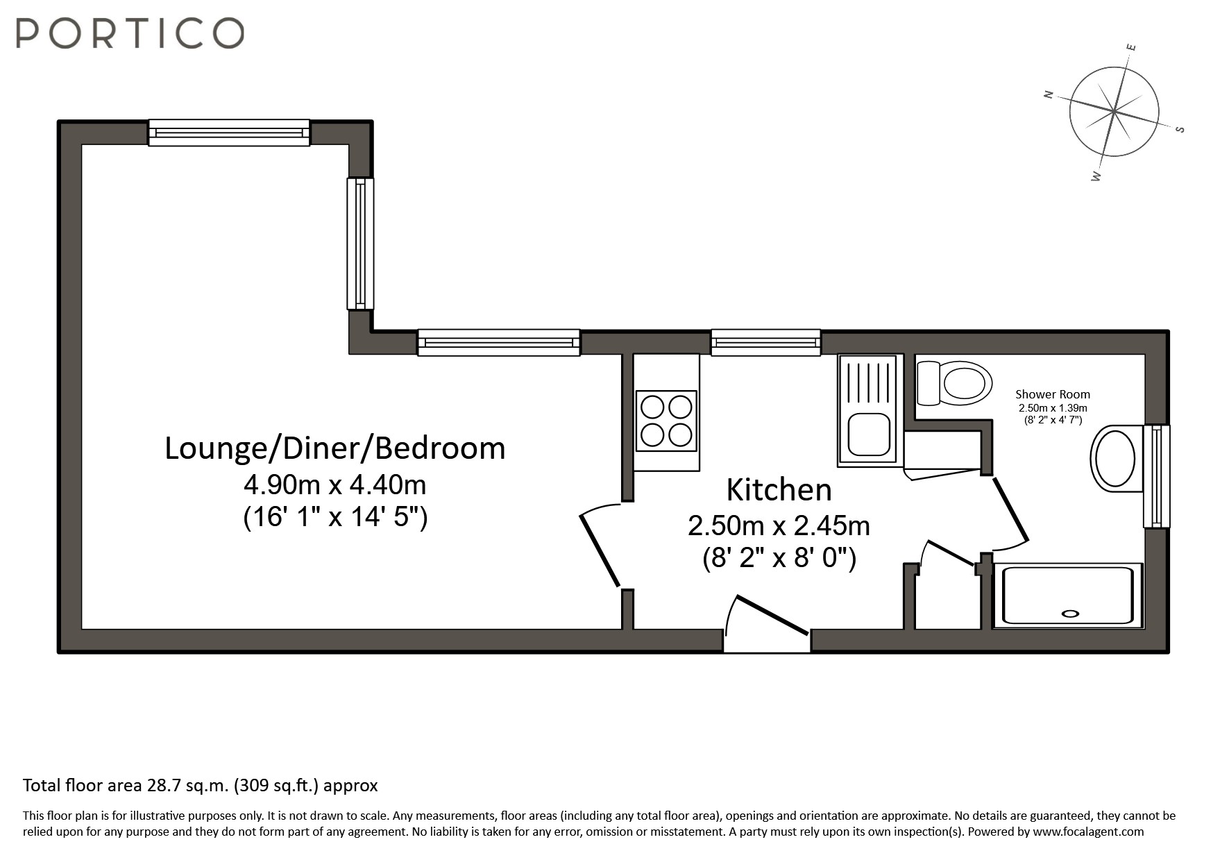 Flat 62, Clare Court, London floorplan