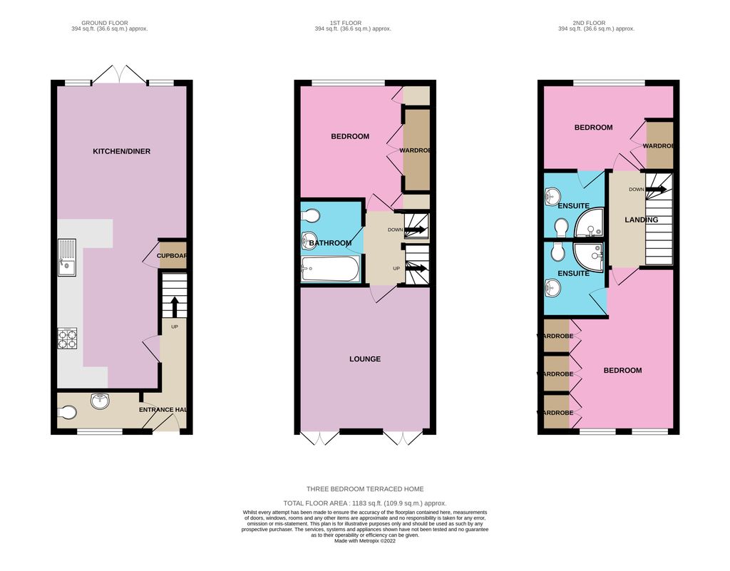 Atkinson Road, Hawkinge, Folkestone CT18, 3 bedroom terraced house for sale 61013145