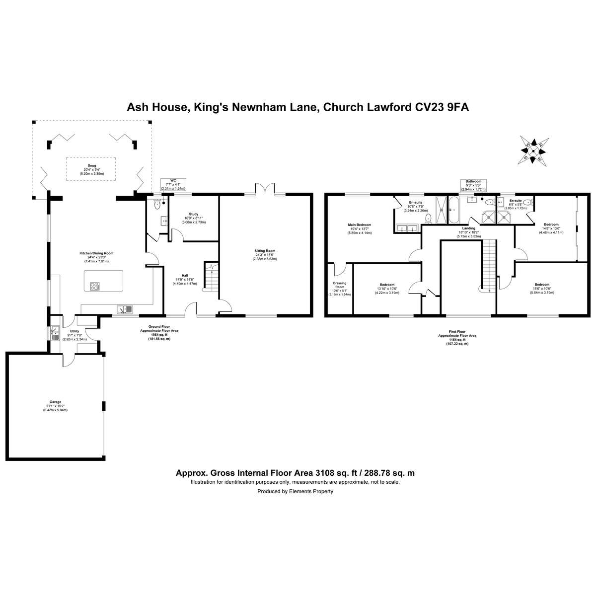 Ash House, Kings Newnham View, Rugby floorplan
