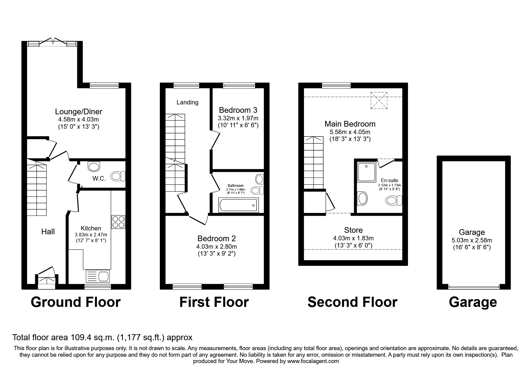 27, Burgess Road, Telford floorplan