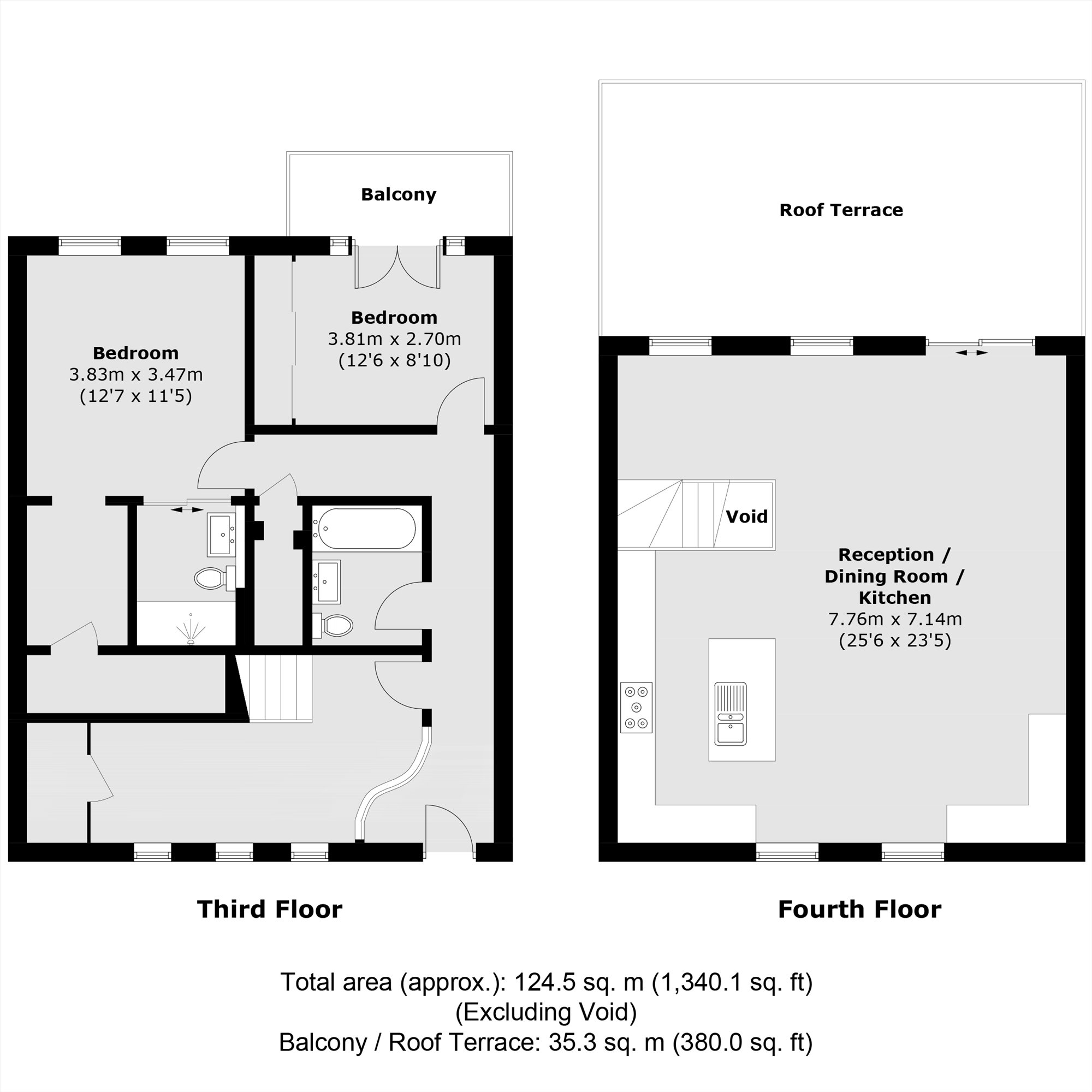 75, Sunlight Square, London floorplan