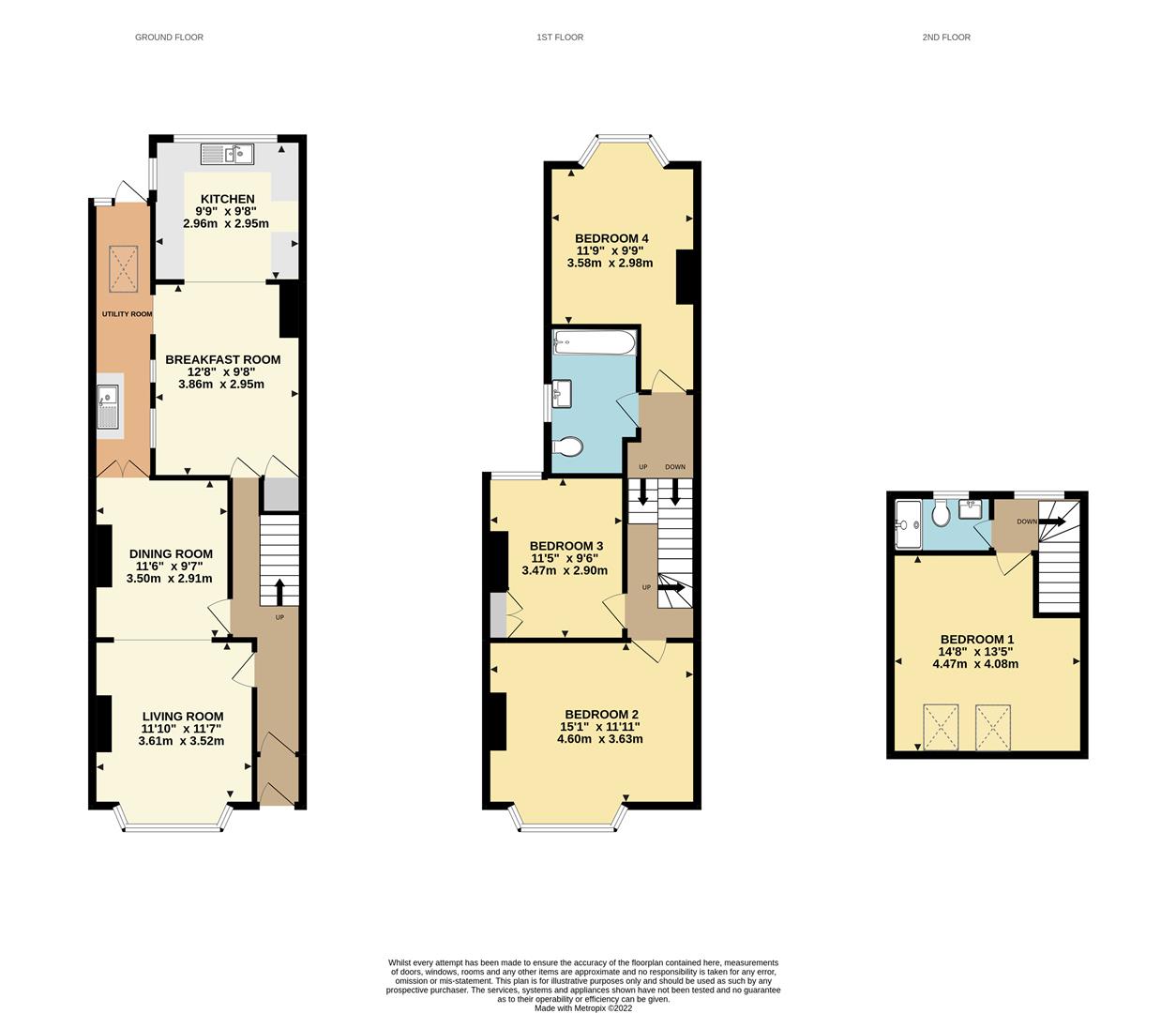 Park Road, Mount Pleasant, Exeter EX1, 4 bedroom terraced house for