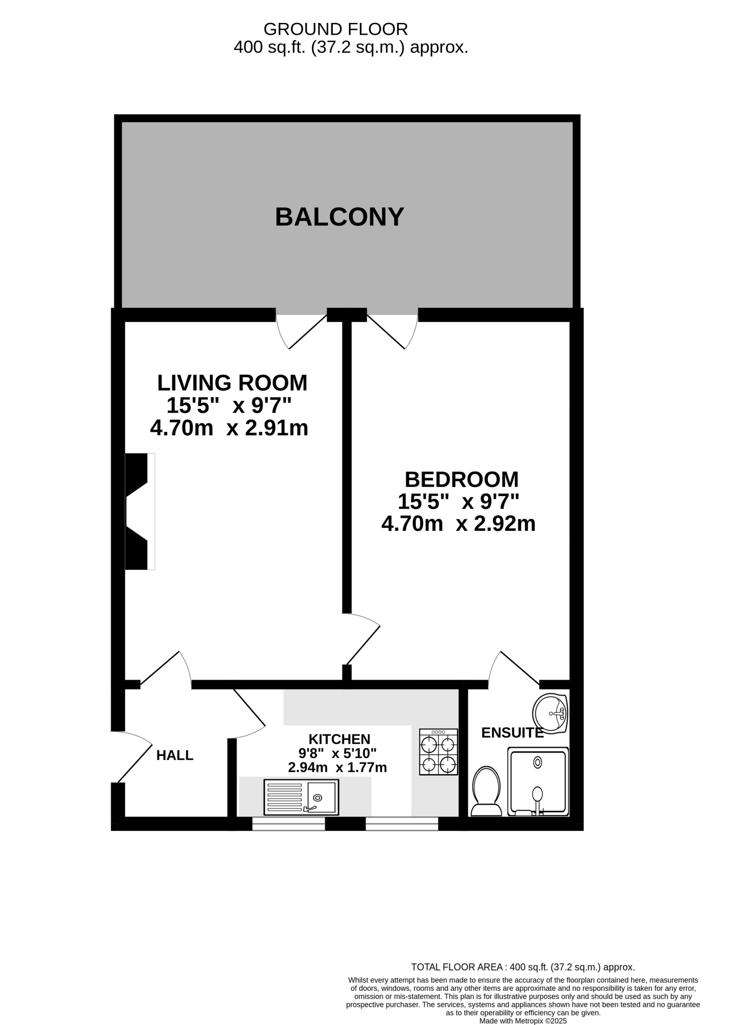 6, THE CLOCKHOUSE, TAUNTON floorplan