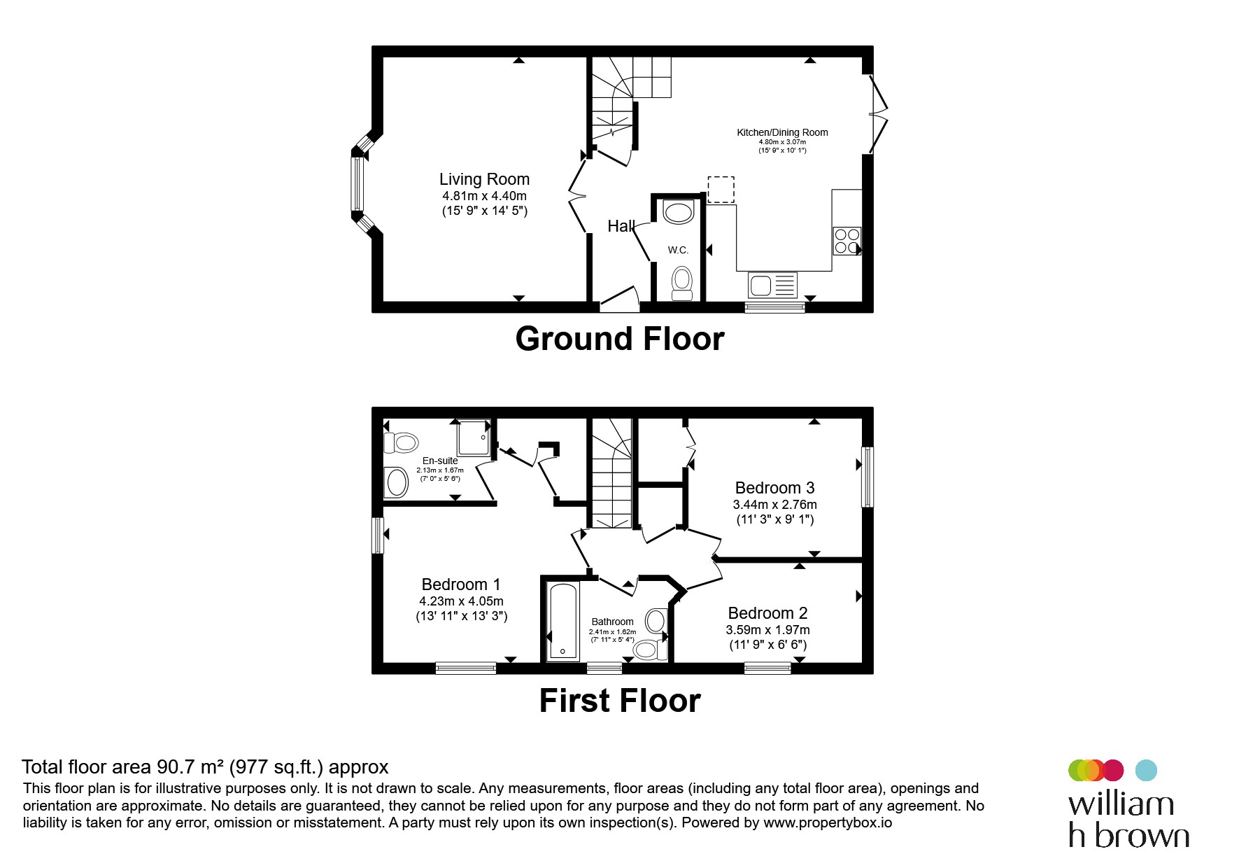 98, Egret Drive, STOWMARKET floorplan