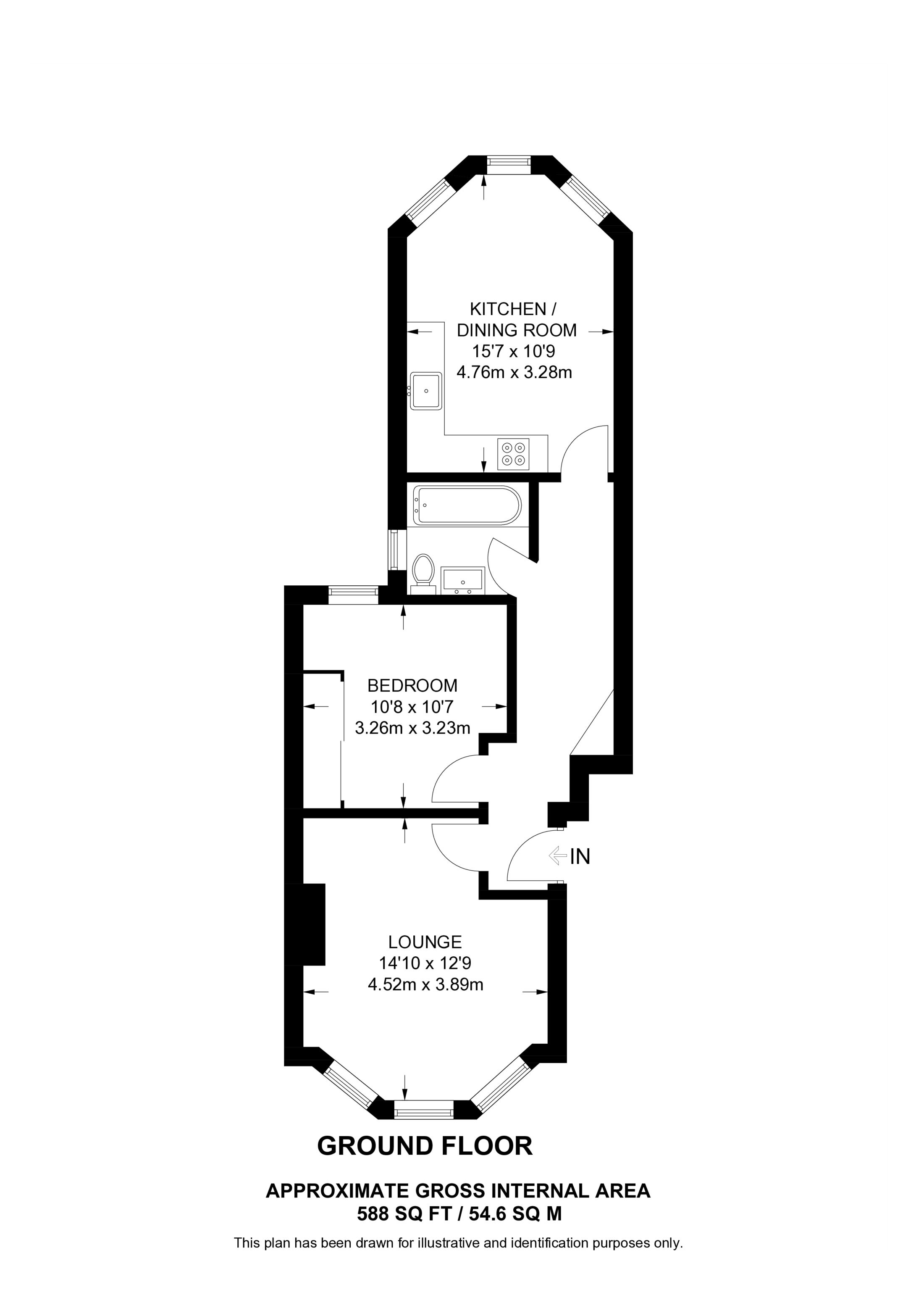 Pemberton Road, Finsbury Park floorplan