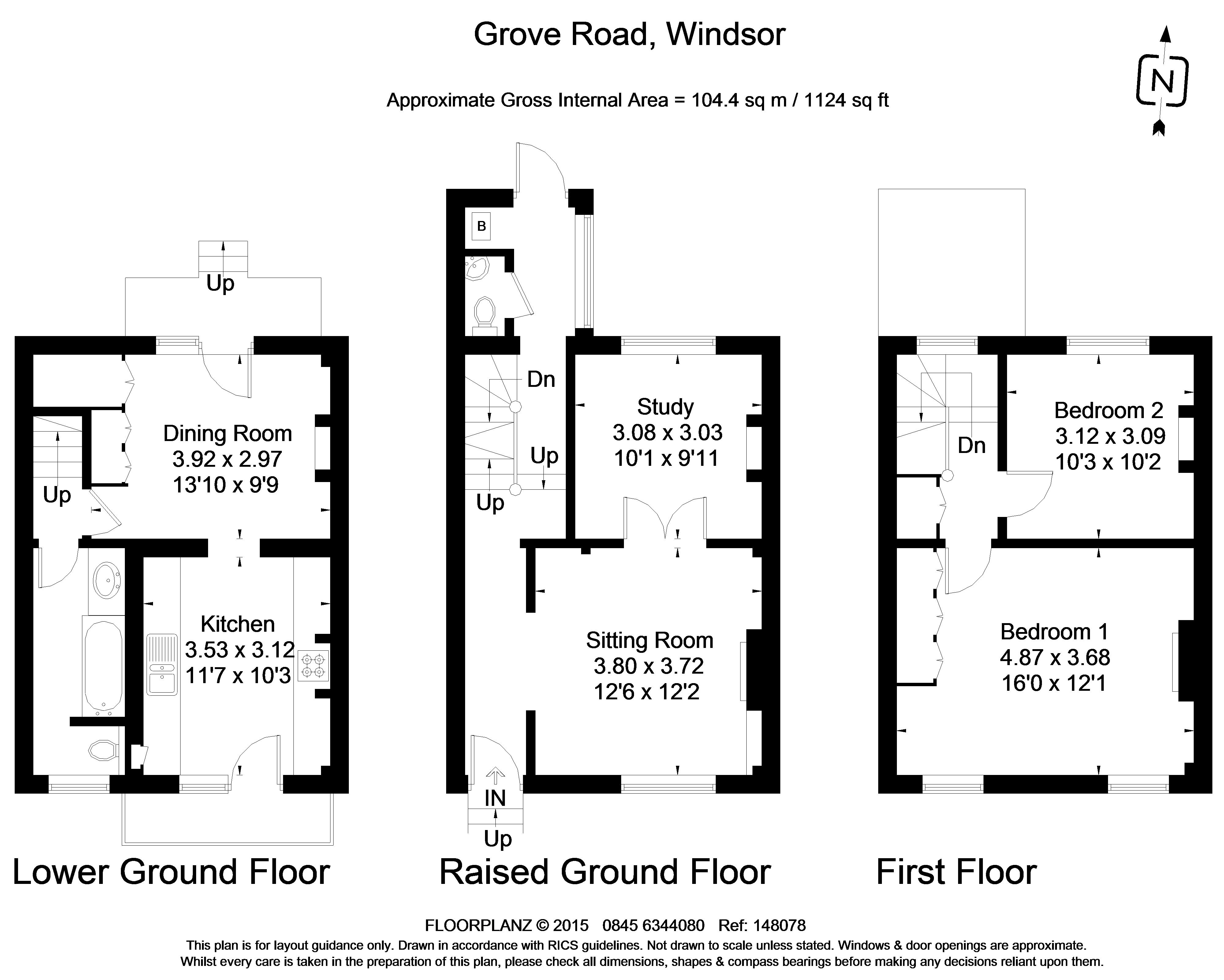 Grove Road, Windsor SL4, 2 bedroom terraced house to rent 64802487