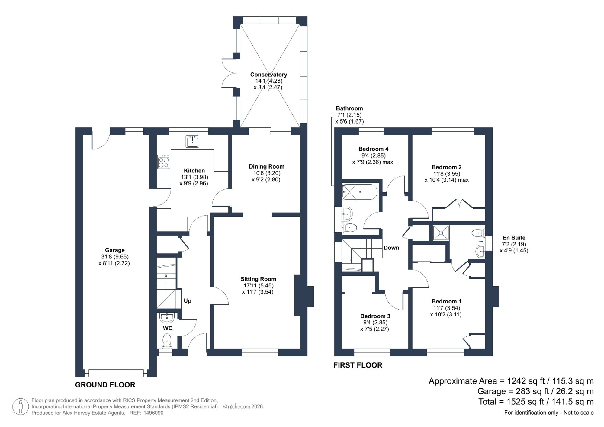 25 Foxholes, Horsham floorplan