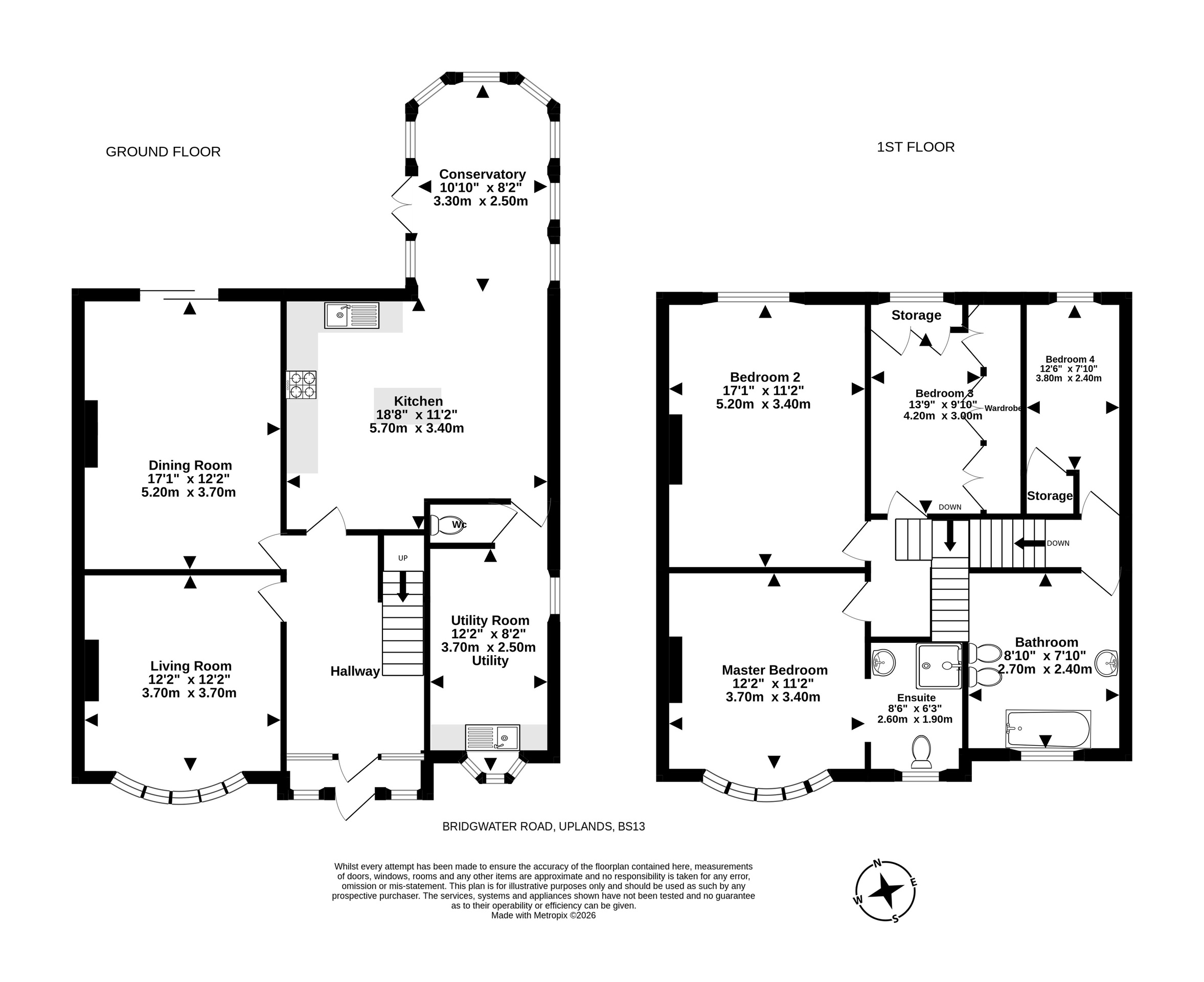 51 Bridgwater Road, Bristol floorplan