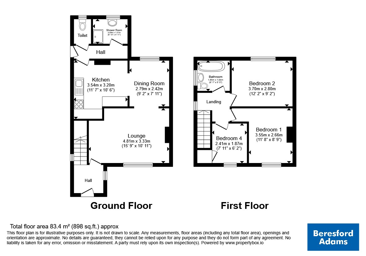 55, Maes Y Llan, Penmaenmawr floorplan
