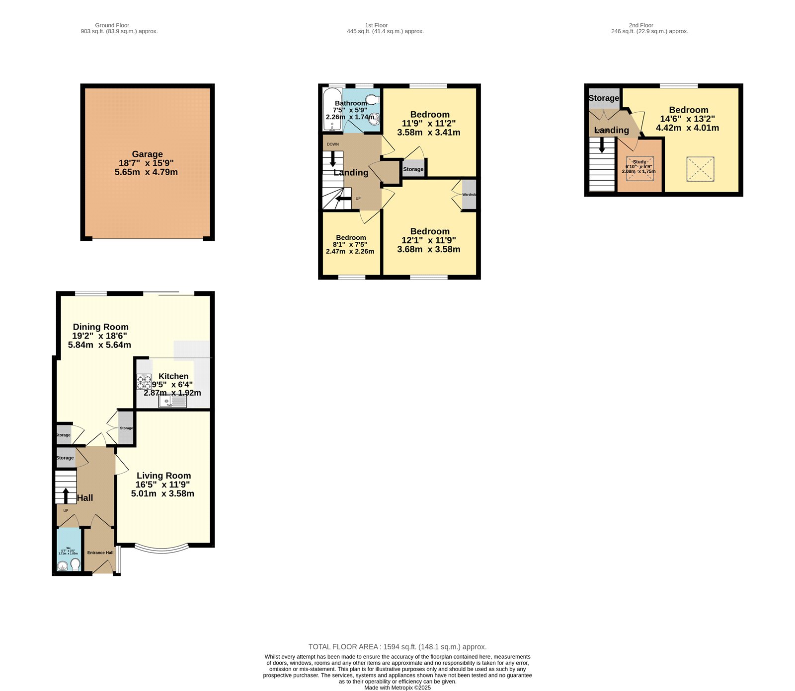 1B, Birchall Road, Bristol floorplan