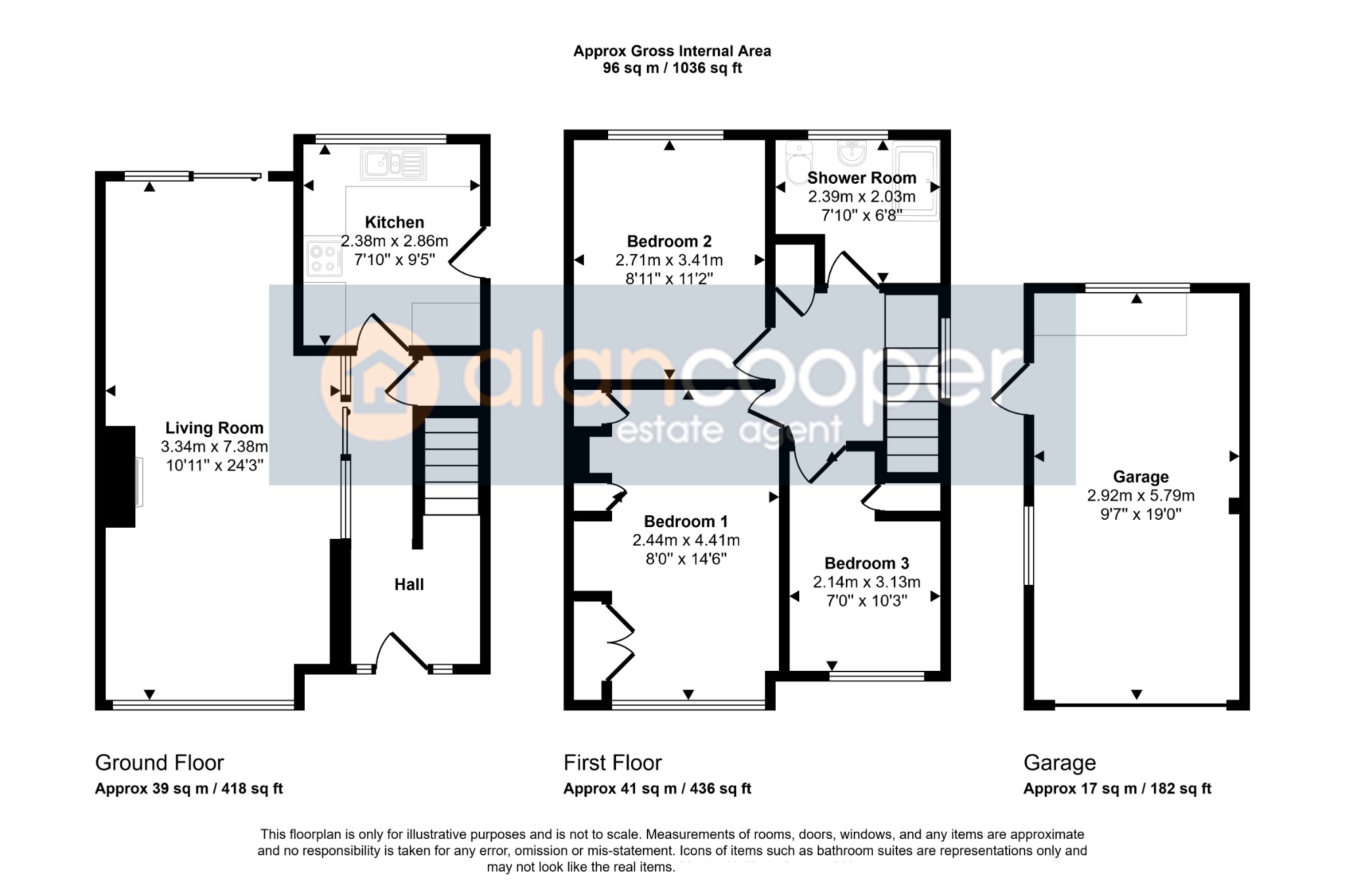 12 Benn Road, Bulkington, Warwickshire floorplan