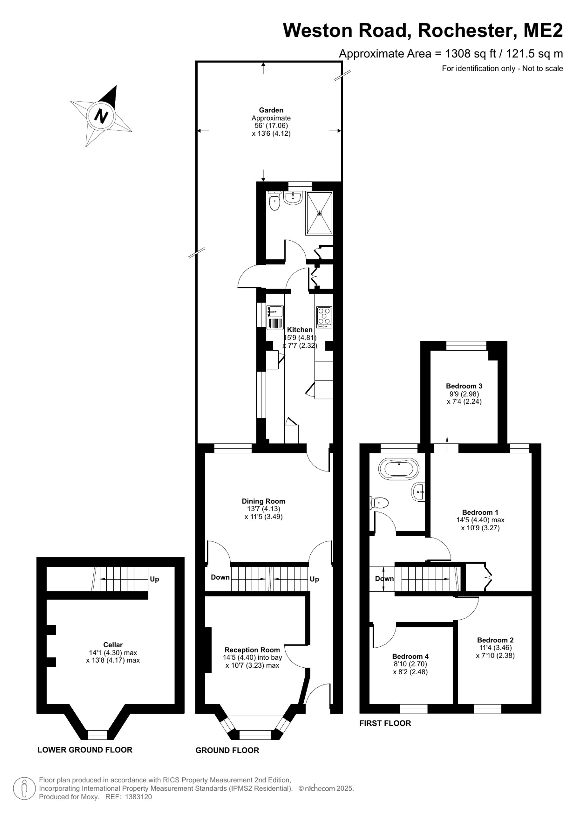 61 Weston Road, Rochester floorplan