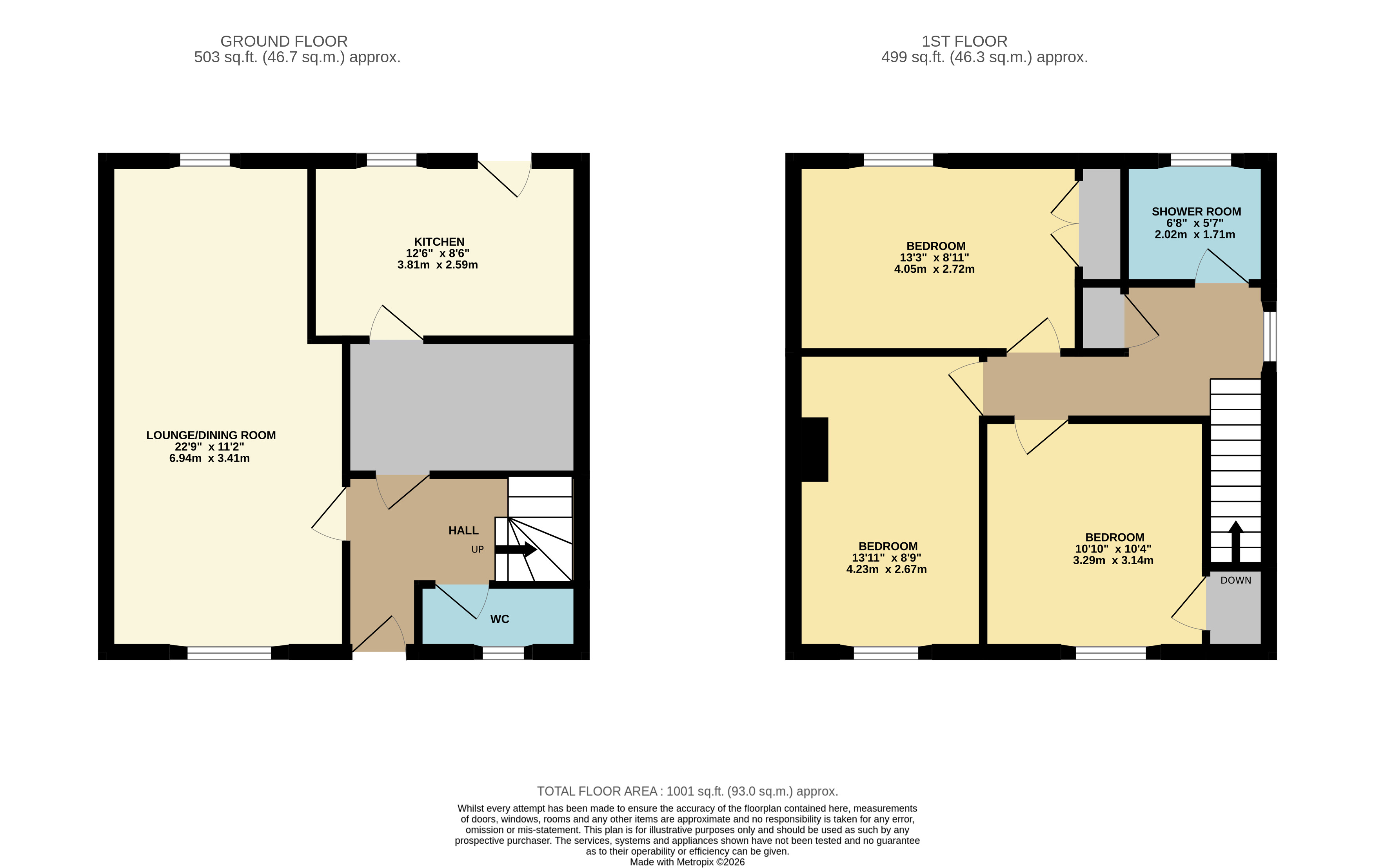 16, Tods Green, Anstruther floorplan