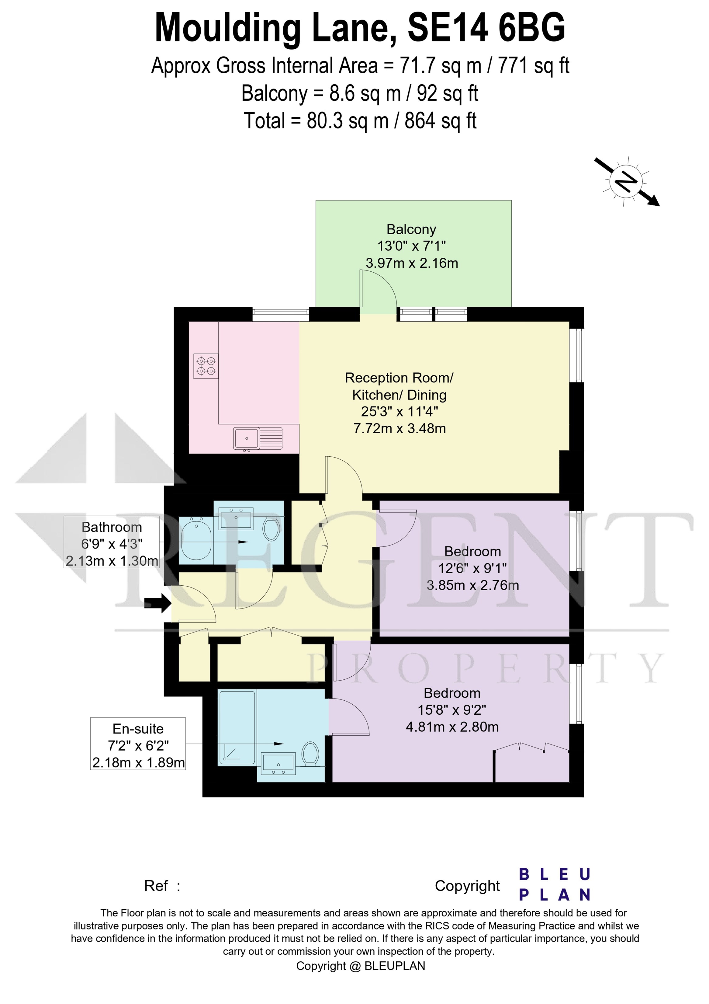 31, Fusion Apartments, Moulding Lane, London floorplan