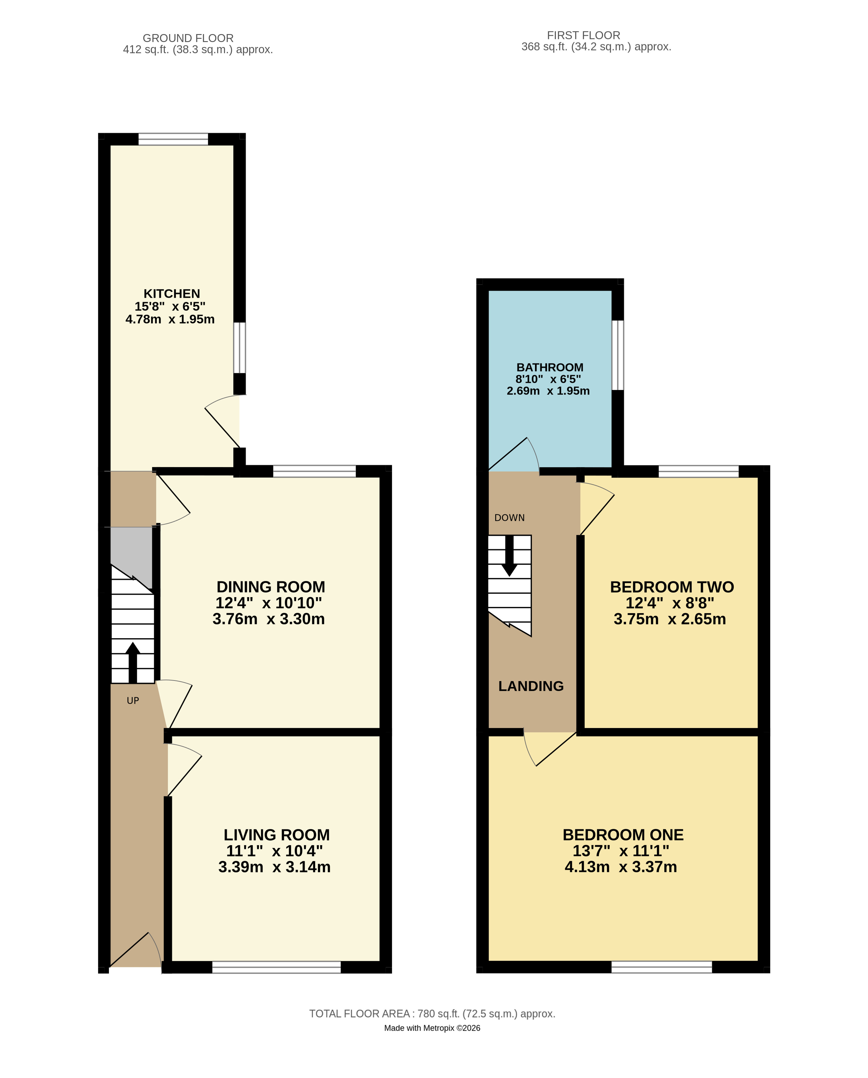 13, Ellesmere Terrace, Manchester floorplan