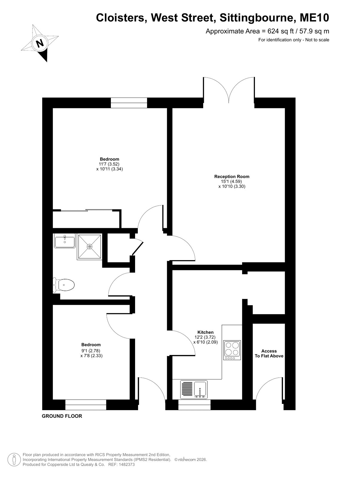 7, Cloisters, Sittingbourne floorplan