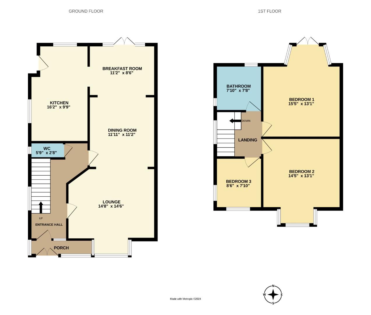 9, Ray Walk, Leigh-on-Sea floorplan