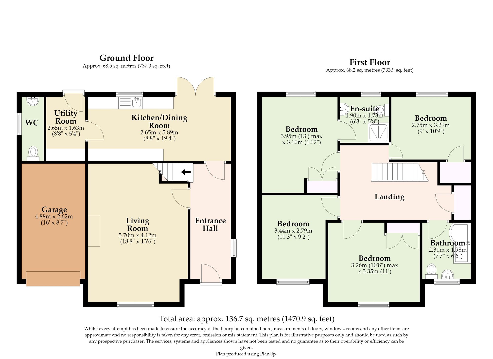 26 Penrose Gardens, Wisbech floorplan