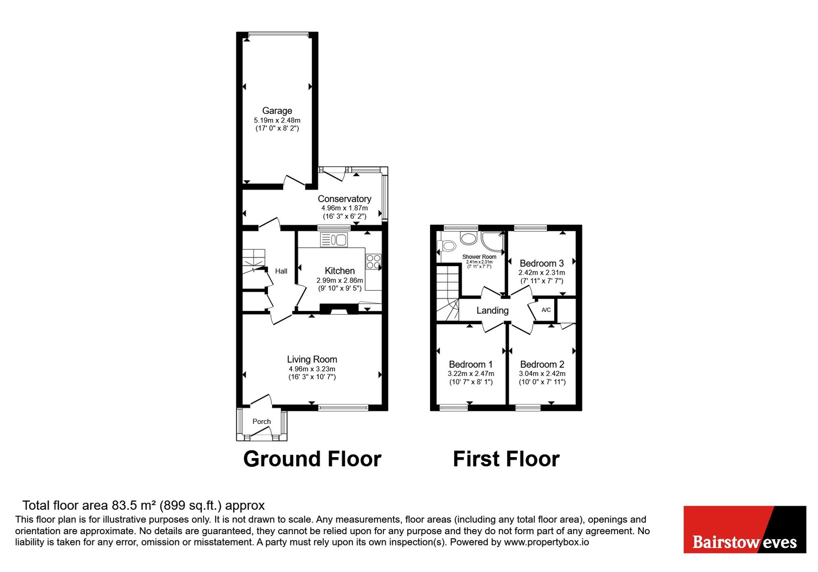 25, Veasey Road, Huntingdon floorplan