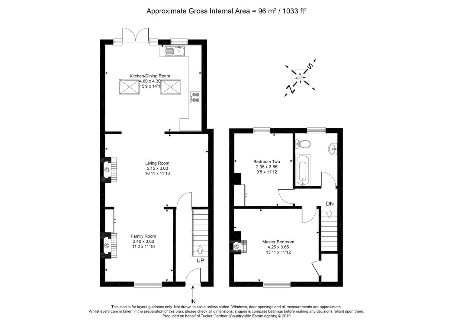 2 Bedrooms Terraced house for sale in Sawston, Cambridge, Cambridgeshire CB22