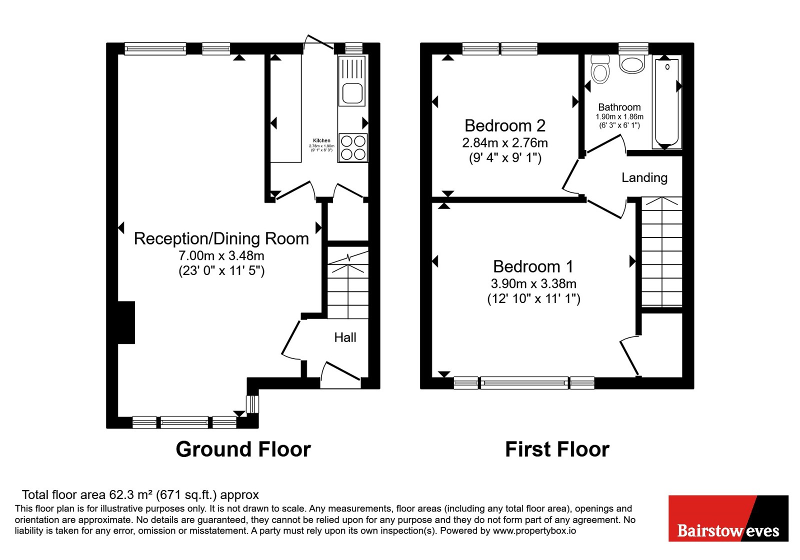 Ingleton Road, London floorplan