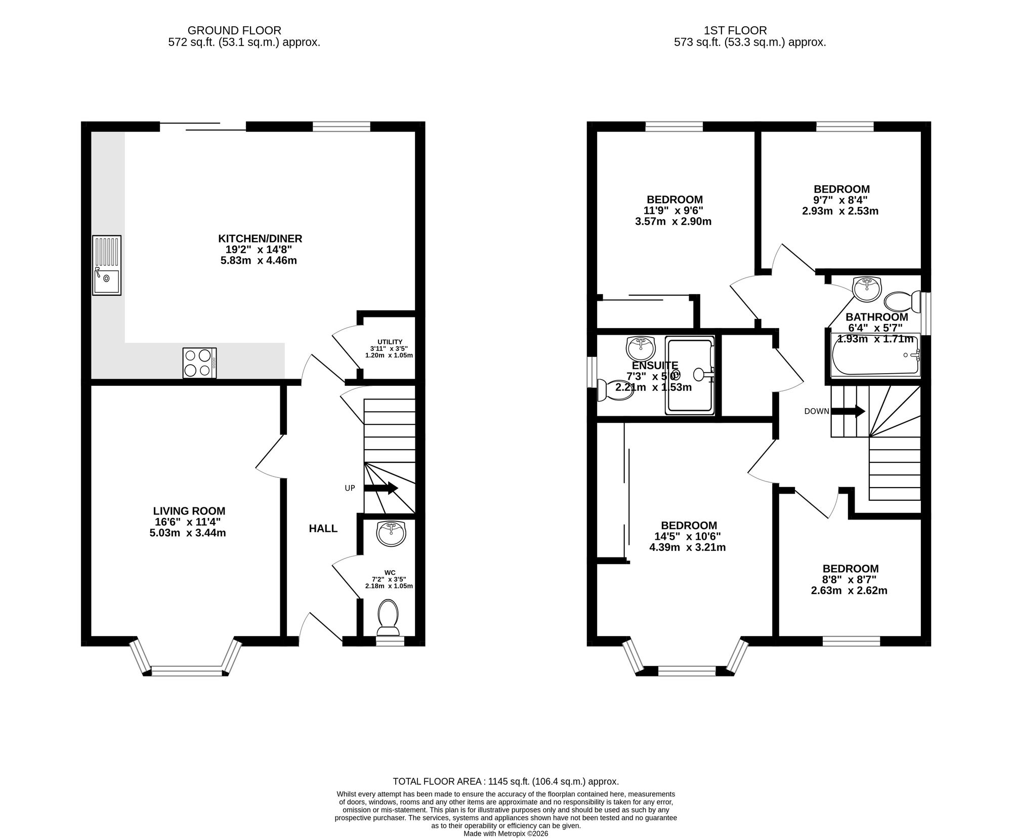 50 The Maltings, Cwmbran floorplan