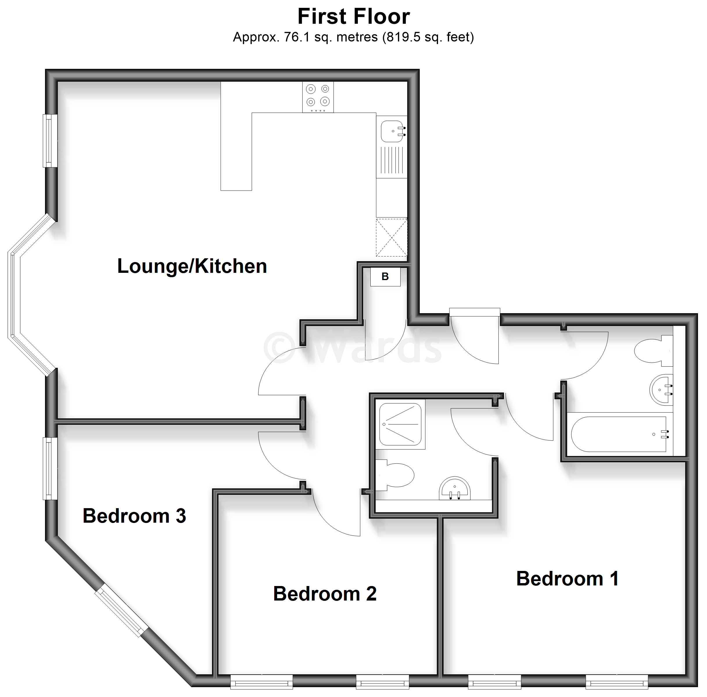 Nelson Villas, Quex Road, Westgate-On-Sea floorplan
