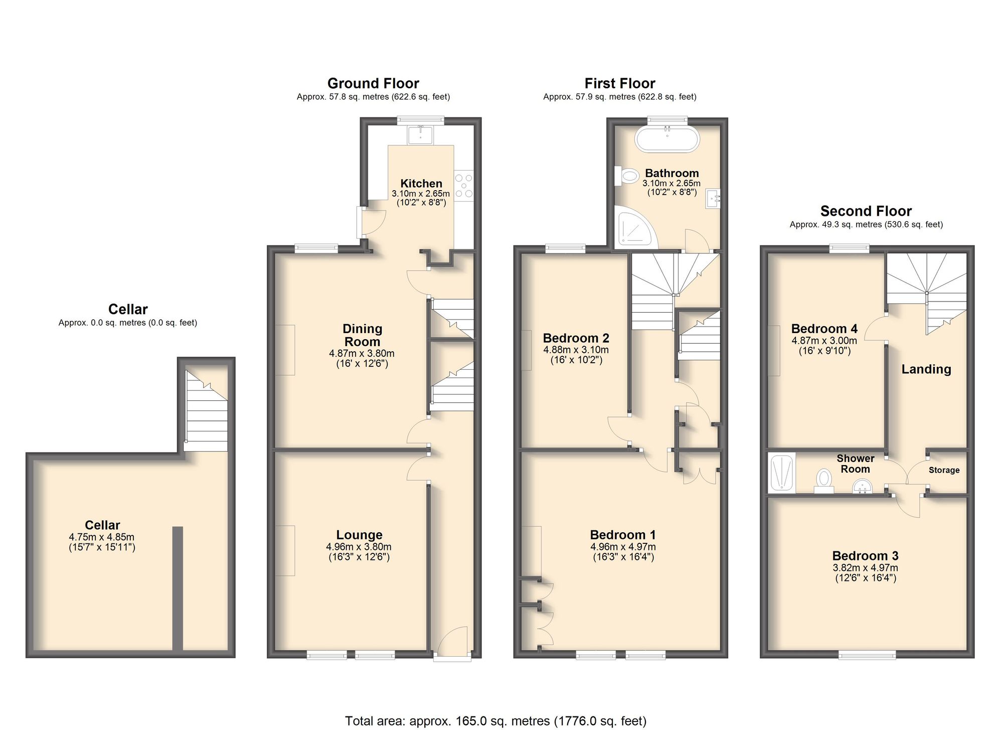 338 Fulwood Road, Sheffield floorplan