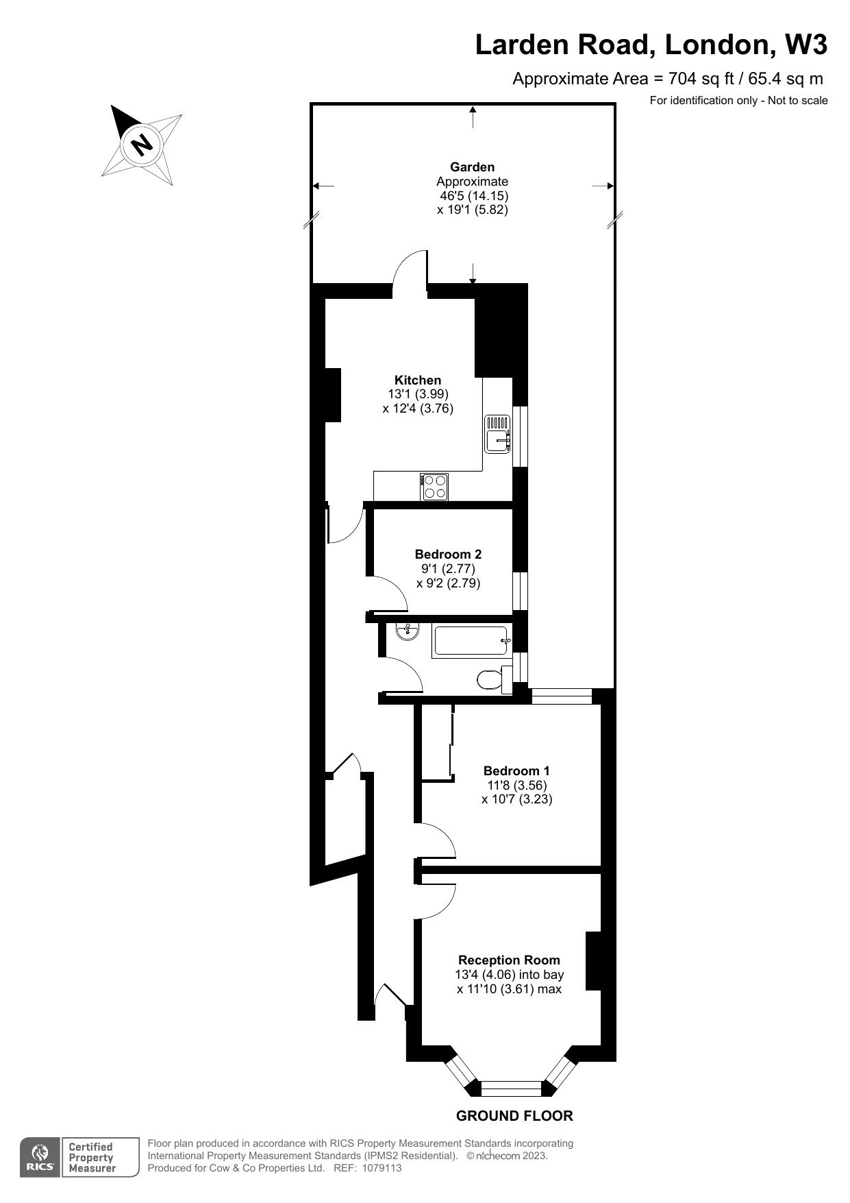 Larden Road, London W3, 2 bedroom flat for sale - 66525299 | PrimeLocation