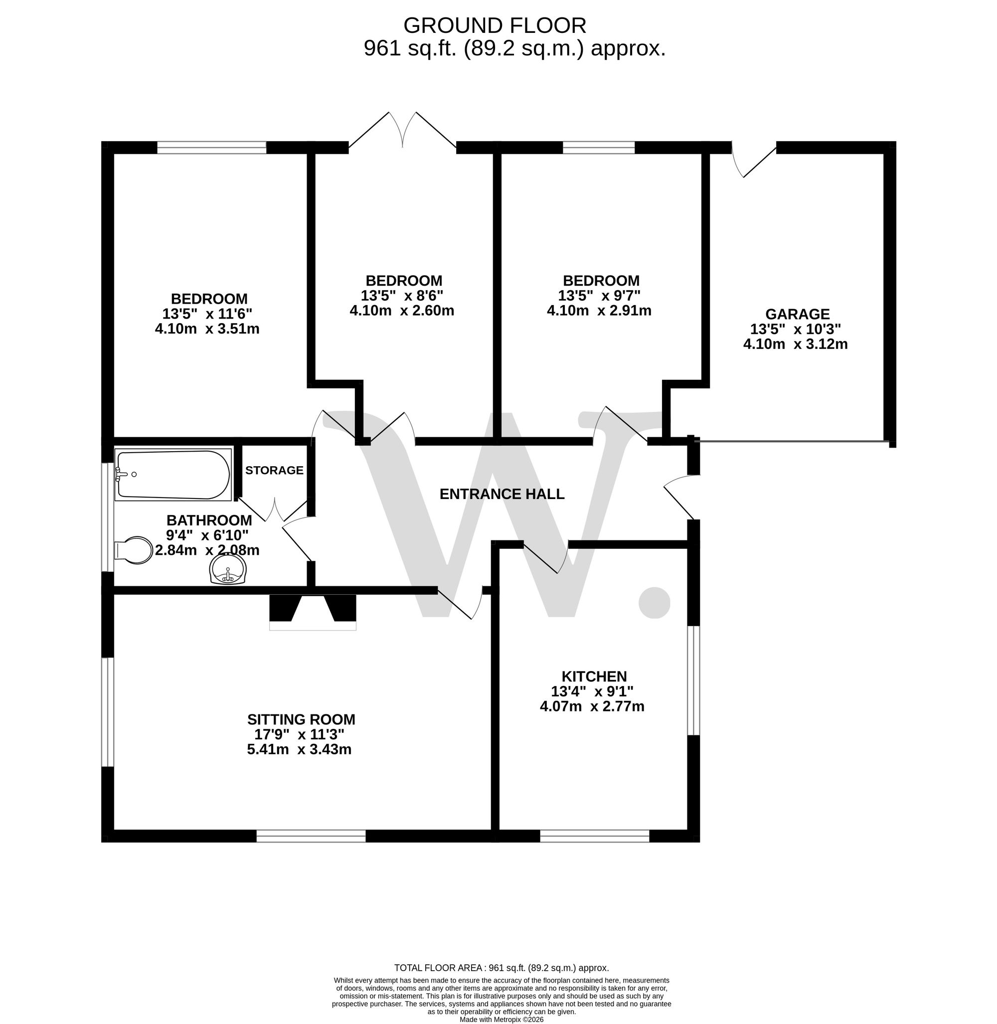 2a Upton Close, Norwich floorplan