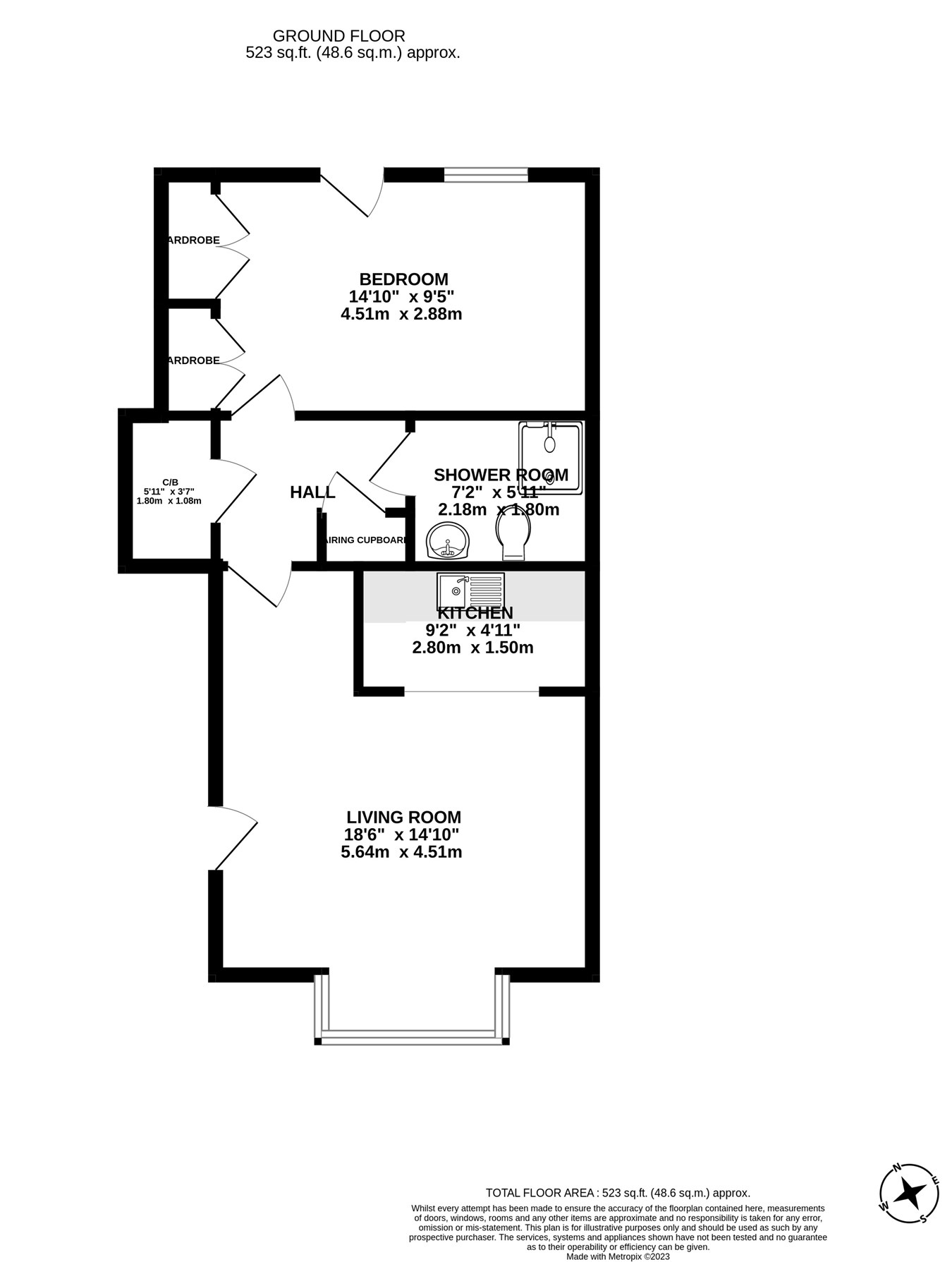 Station Road, Budleigh Salterton EX9, 1 bedroom flat for sale