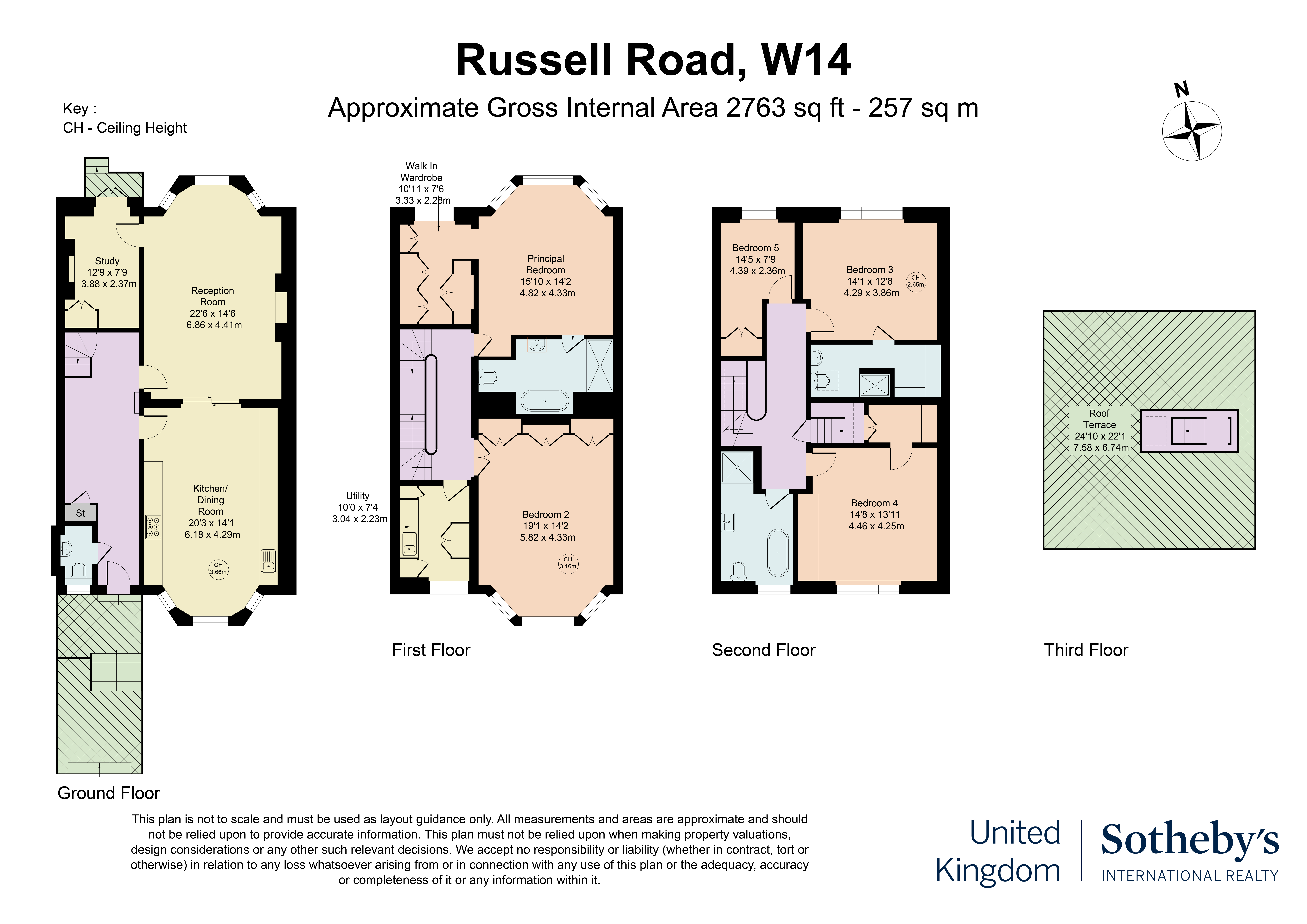 Russell, Russell Road, London floorplan