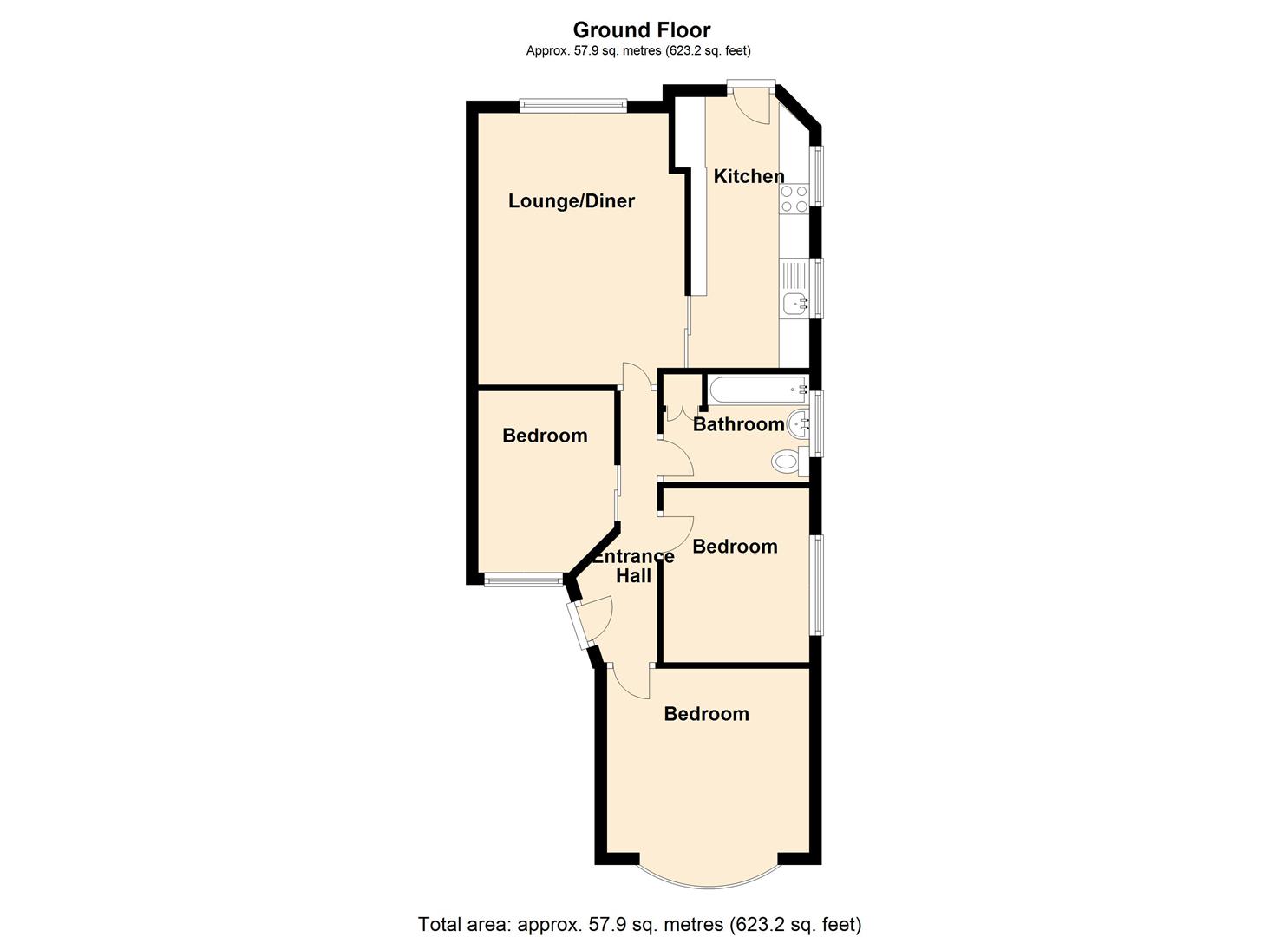 2 Bedrooms Semi-detached bungalow for sale in Binland Grove, Chatham ME5