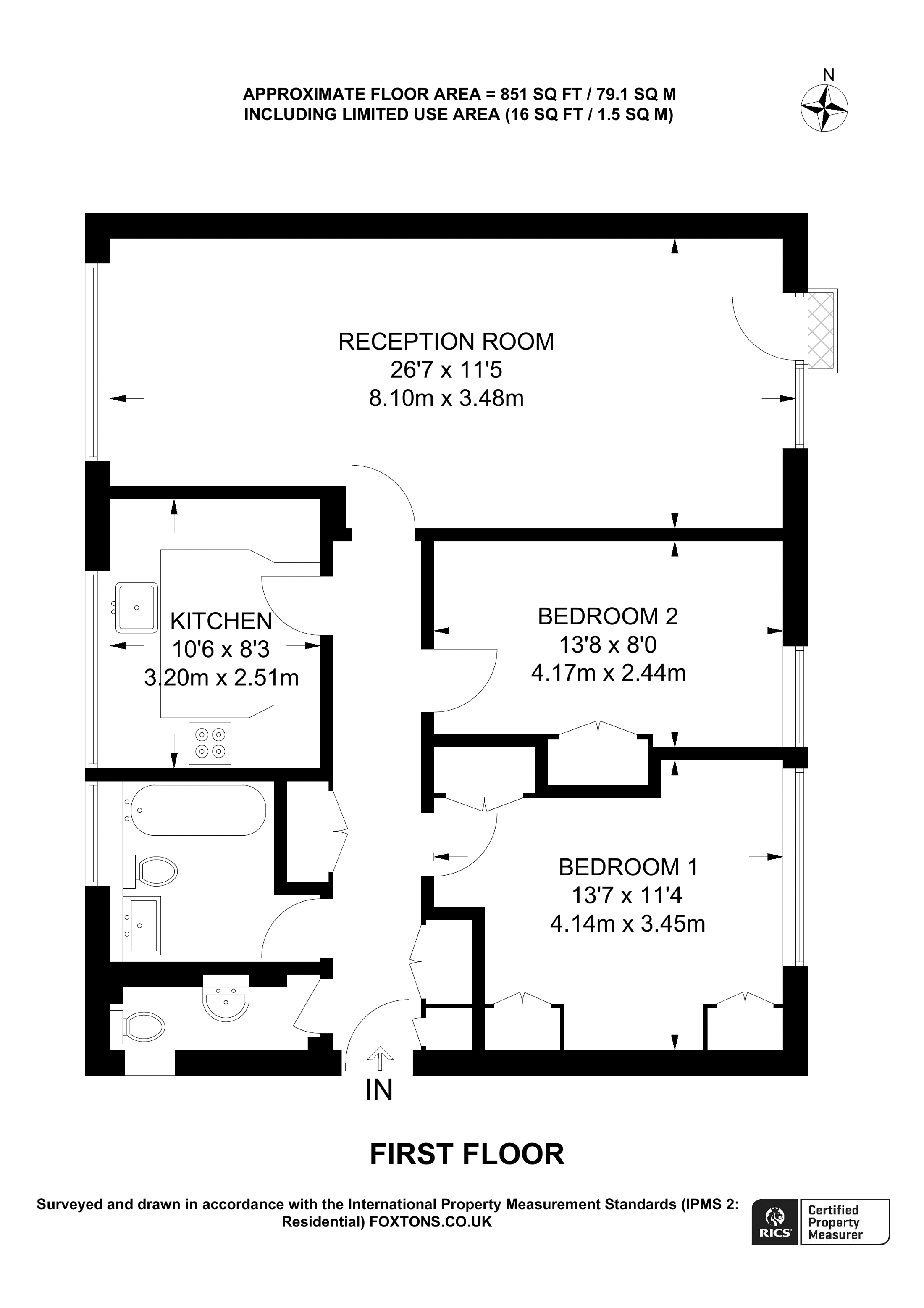 27, Chester Close South floorplan