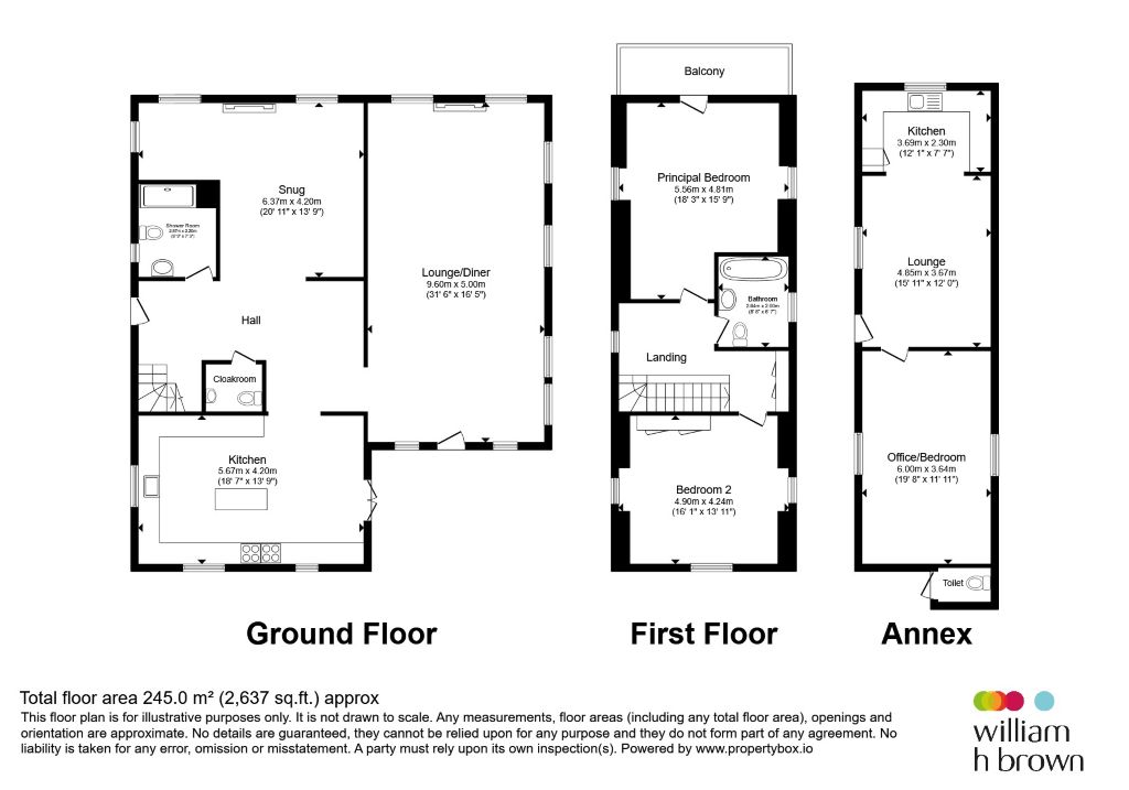 Crafty Fox Cottage, Colchester Road, Colchester floorplan