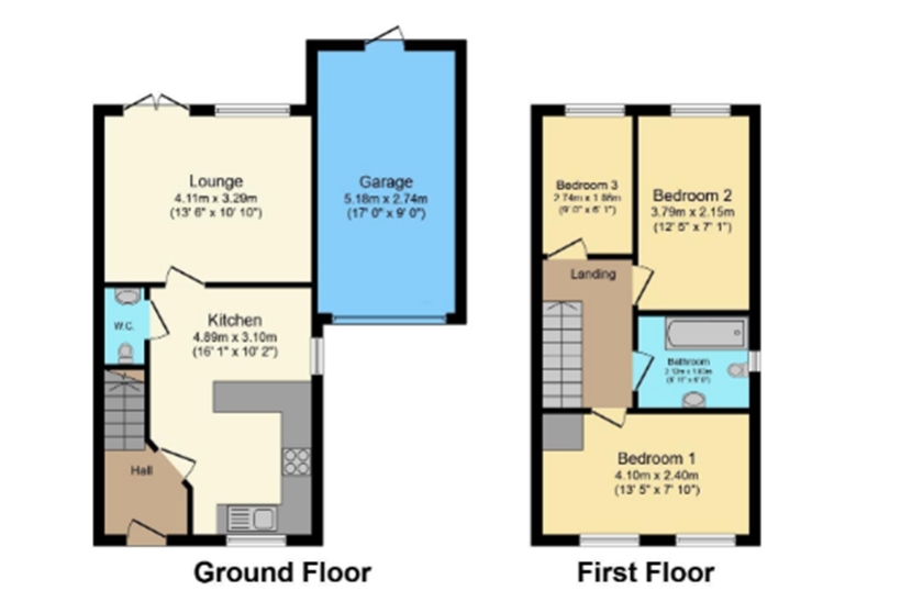 15, Sunshine Place, Hartlepool floorplan