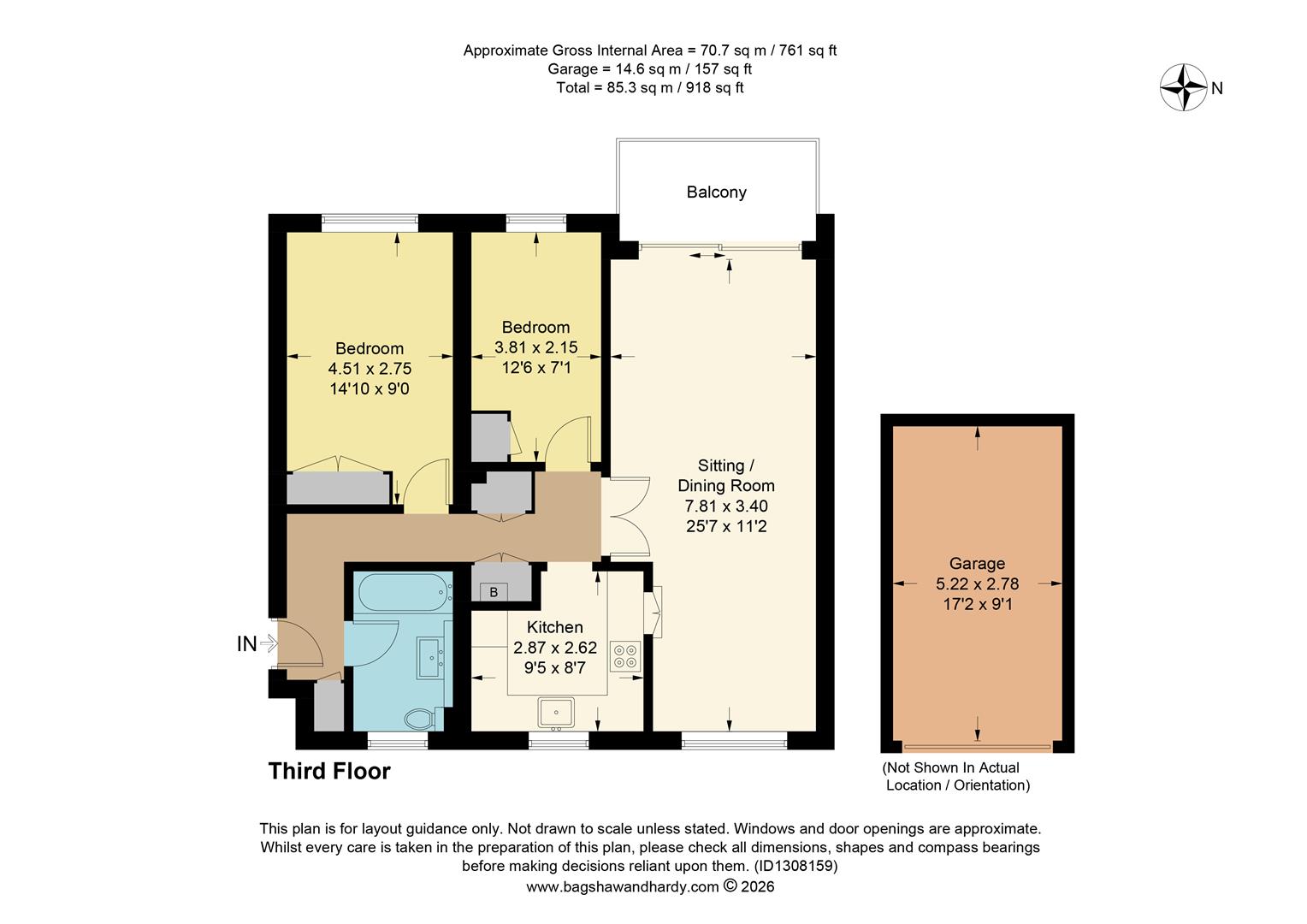 8, Oakleigh Court, Oxted floorplan
