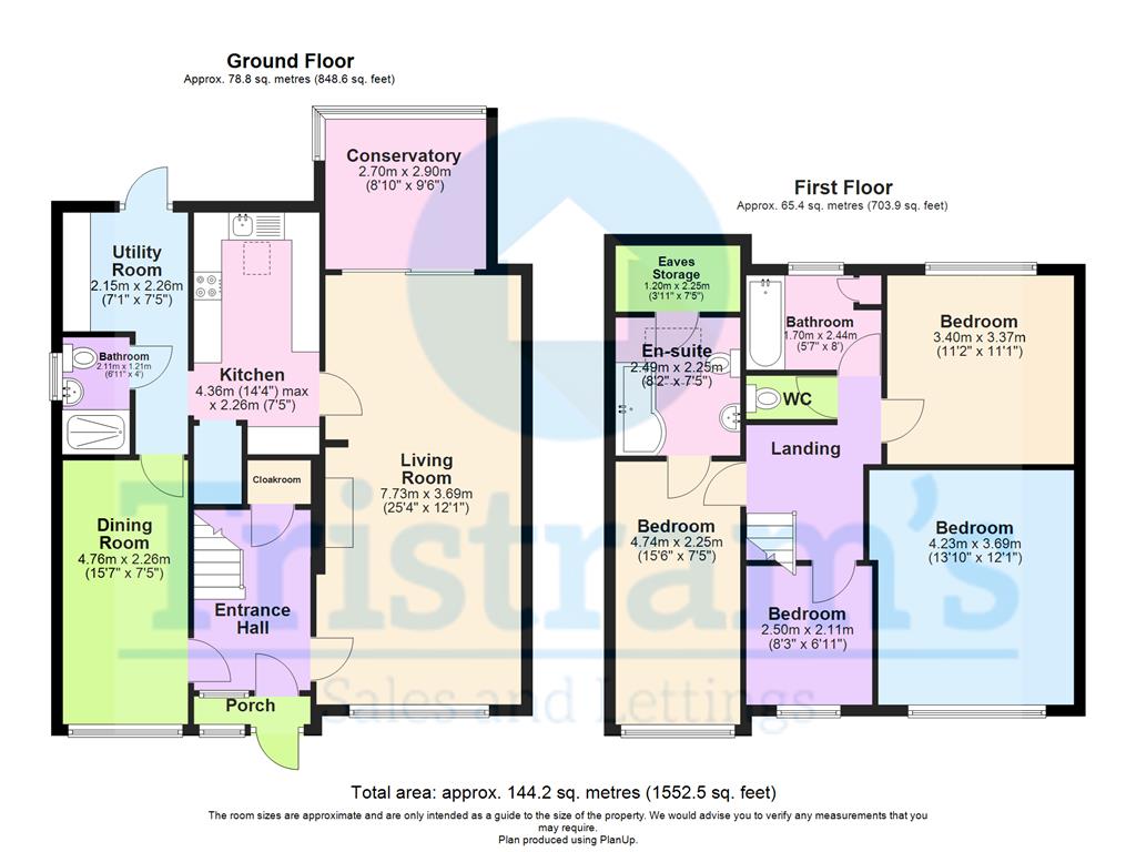 98, Valmont Road, Nottingham floorplan
