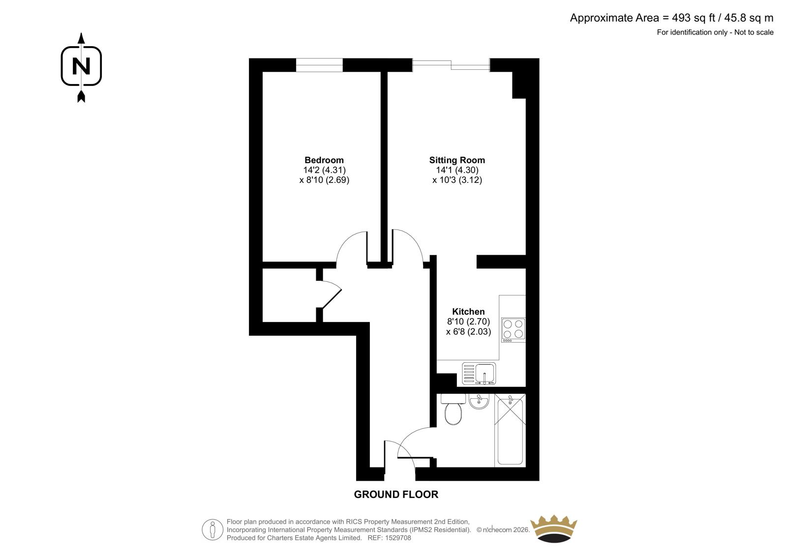 Flat 2, Boston House 315-317,, Portswood Road, Southampton floorplan