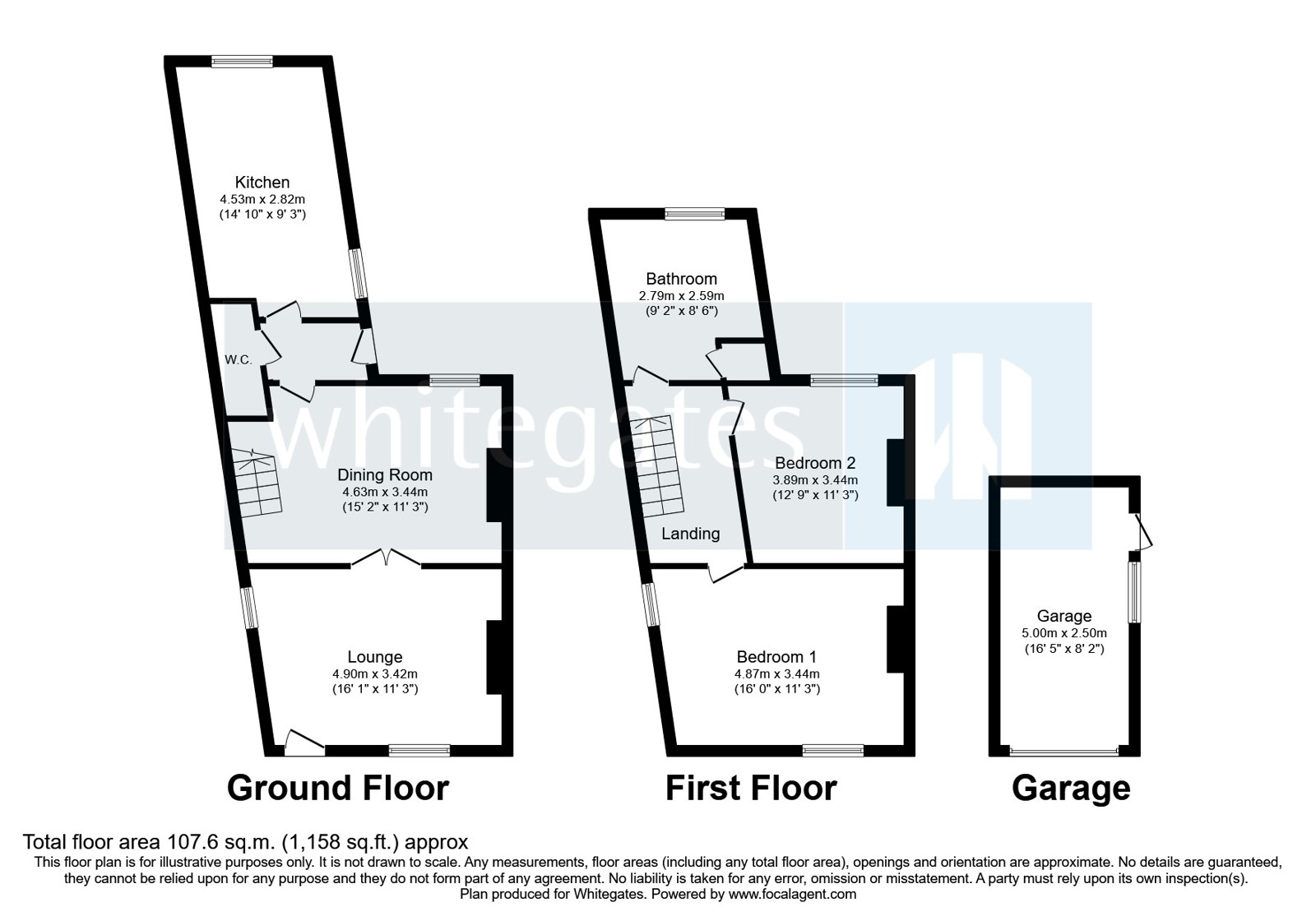 51, James Hall Street, Cheshire floorplan