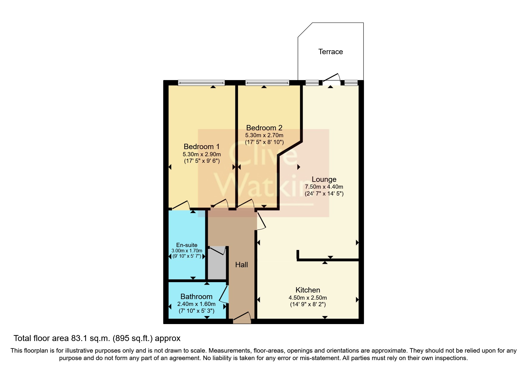 23 Mostyn House,, Grenfell Park, Neston floorplan