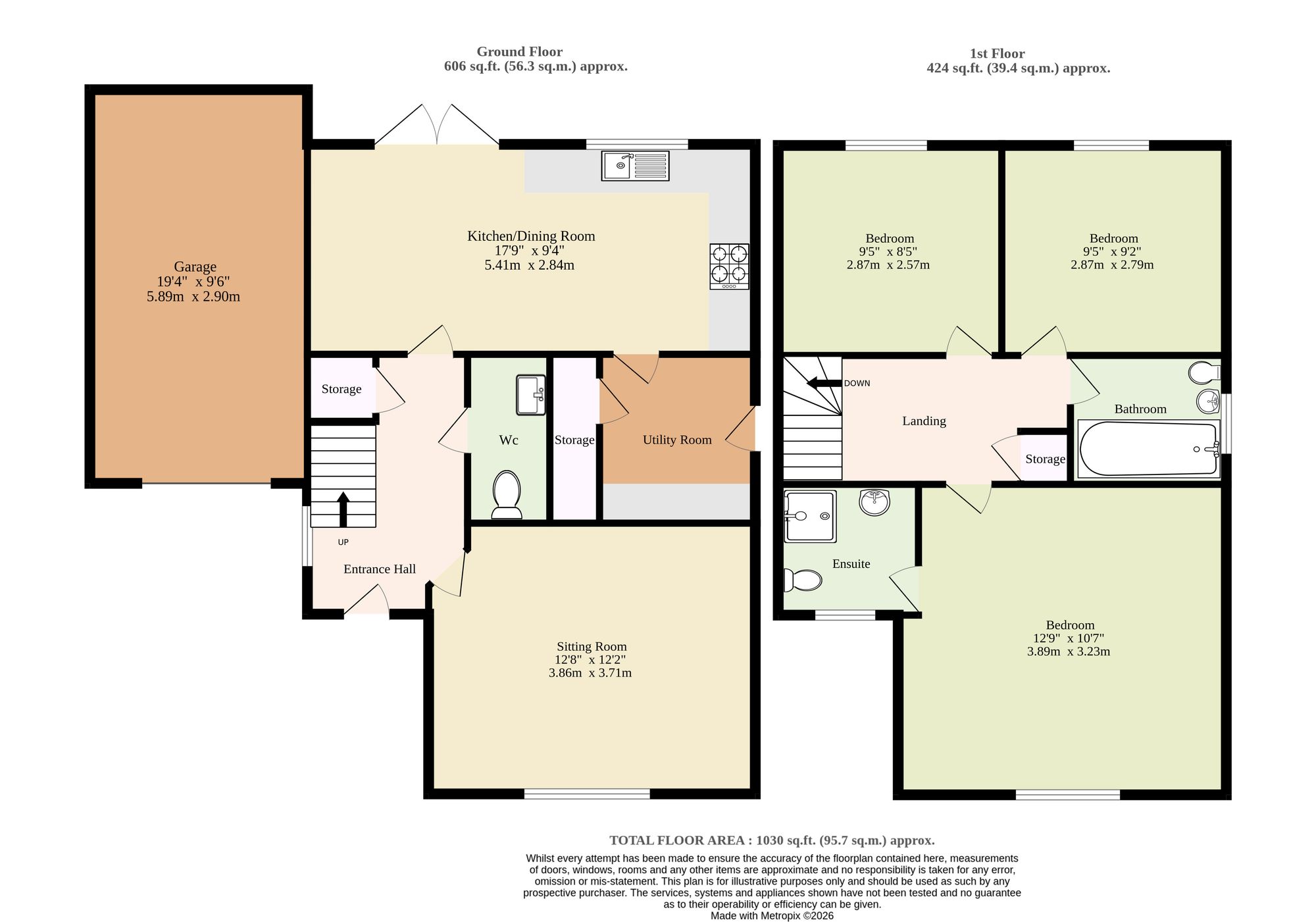 54 Lancaster Road, Swaffham floorplan