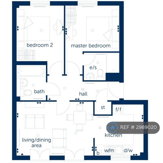 Dukesfield, Shiremoor, Newcastle Upon Tyne floorplan