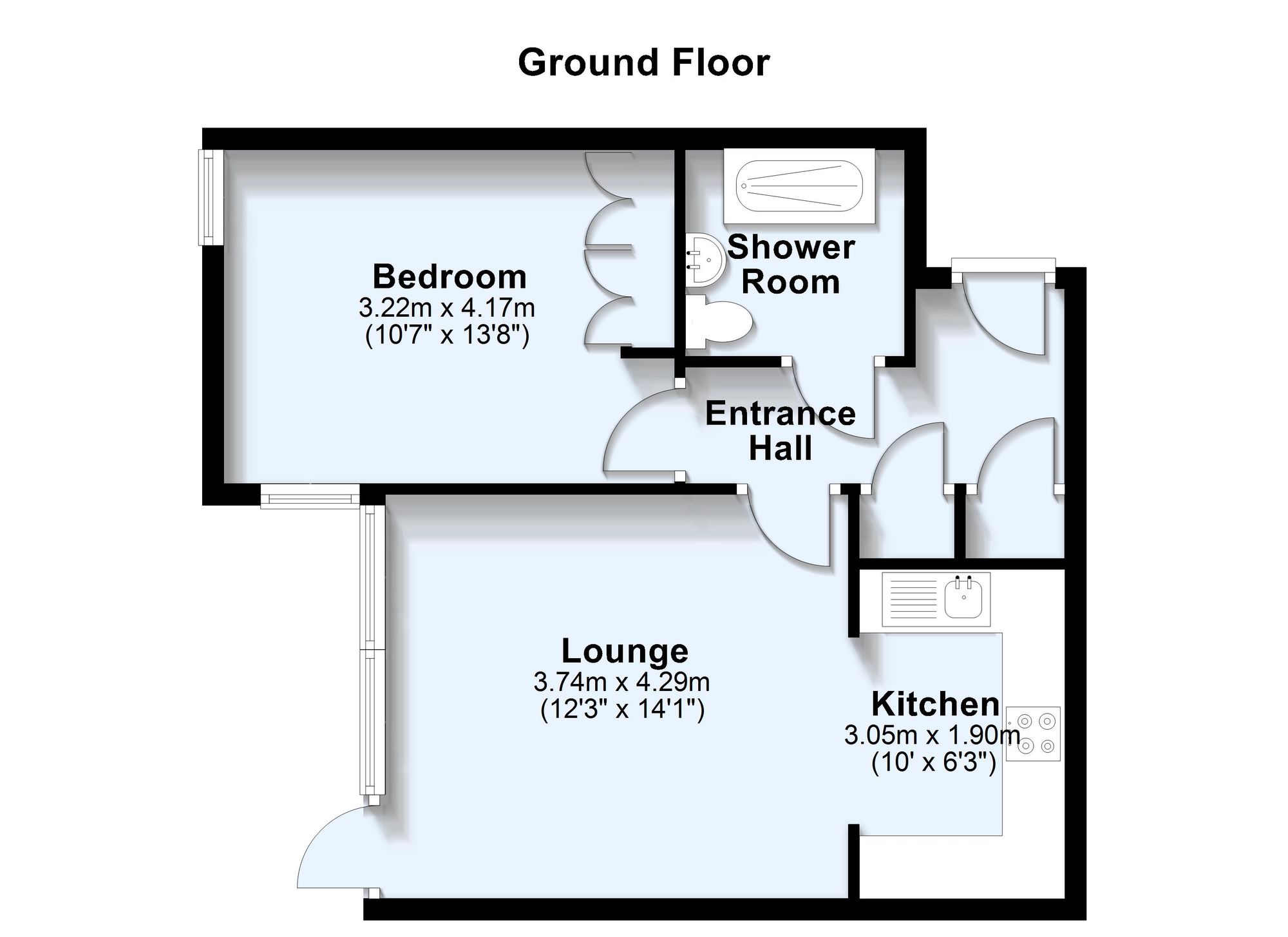 Flat 11, Moonstone House, Milton Keynes floorplan