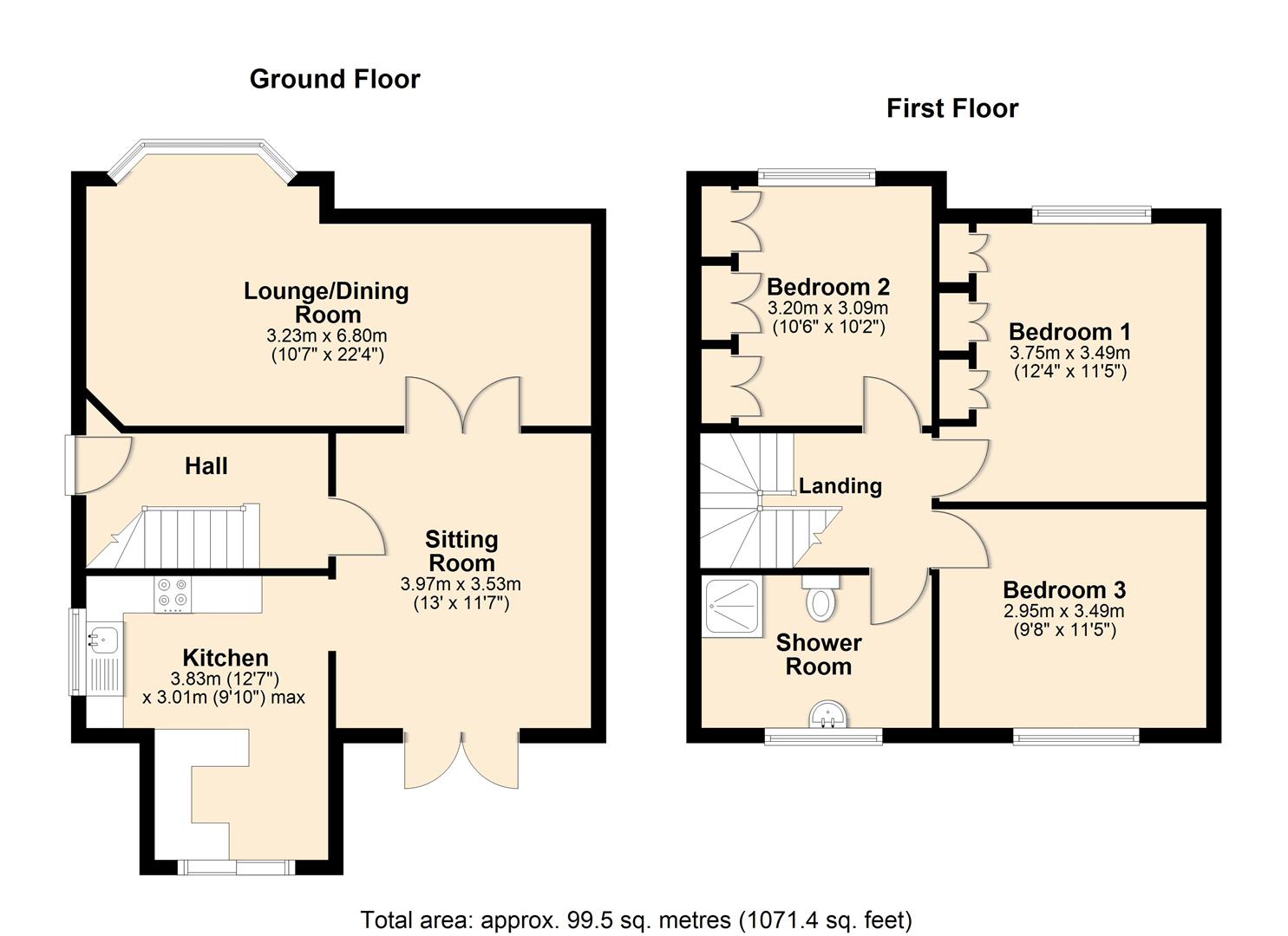 4, Laburnum Avenue, Hull floorplan
