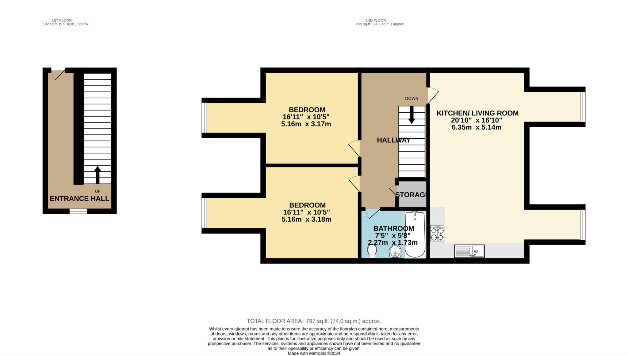 A Cumberland Road, Reading floorplan