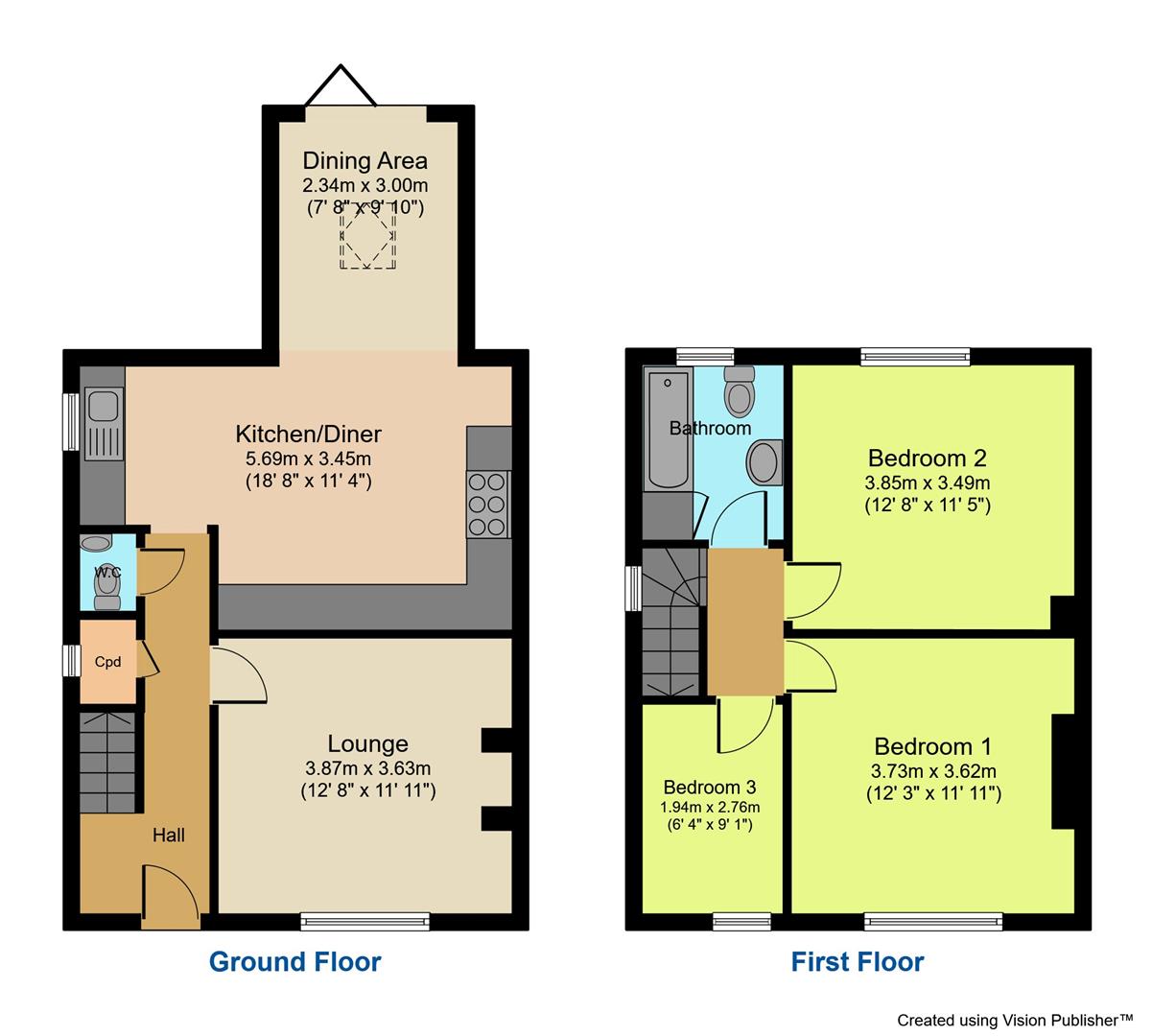 105, Pullan Avenue, Bradford floorplan